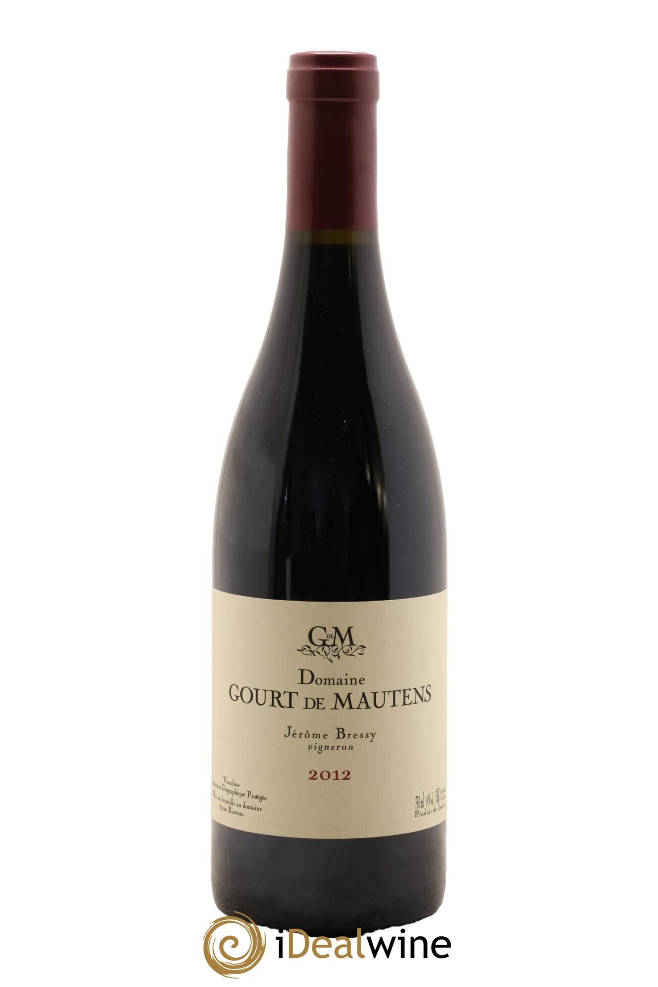 Vaucluse (Vin de Pays de Vaucluse) Domaine Gourt de Mautens - Jérôme Bressy 2012 - Lot de 1 bouteille - 0