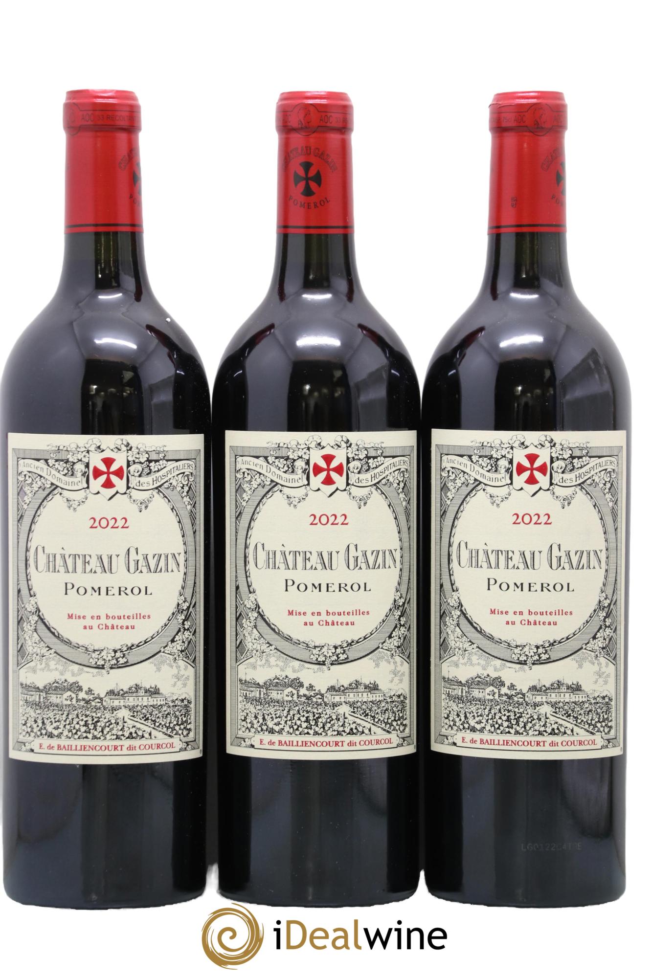 Château Gazin 2022 - Lot de 3 bouteilles - 0