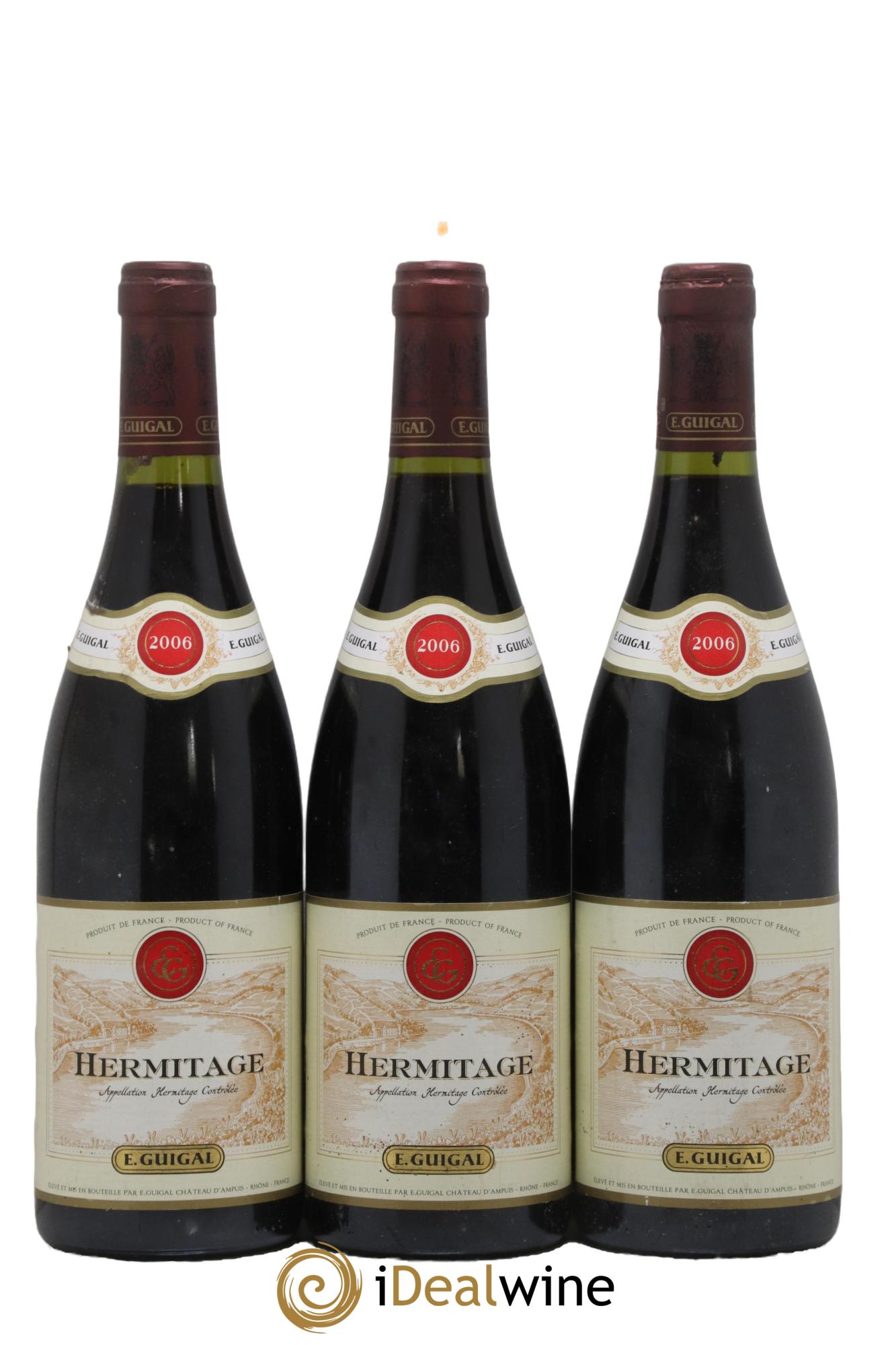 Hermitage Guigal 2006 - Lotto di 3 bottiglie - 0