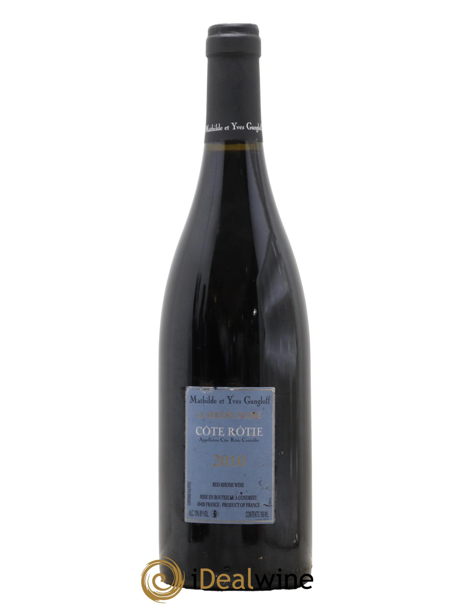 Côte-Rôtie La Sereine Noire Gangloff (Domaine) 2010 - Lot de 1 bouteille - 1