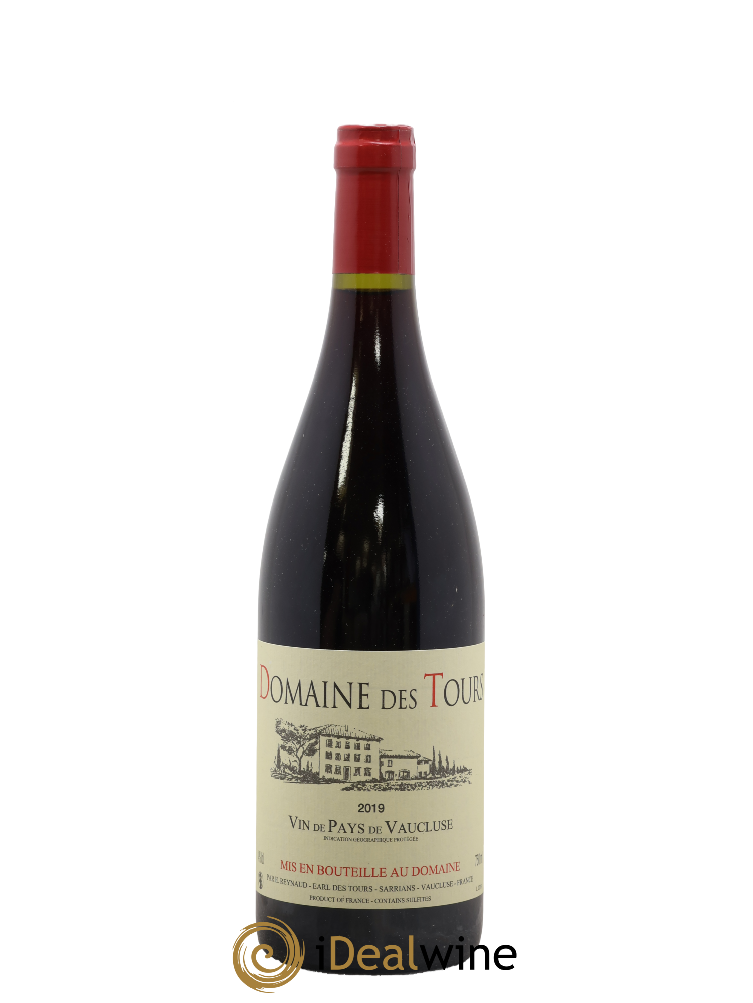 Vaucluse (Vin de Pays de Vaucluse) Domaine des Tours Emmanuel Reynaud 2019 - Lot de 1 bouteille - 0
