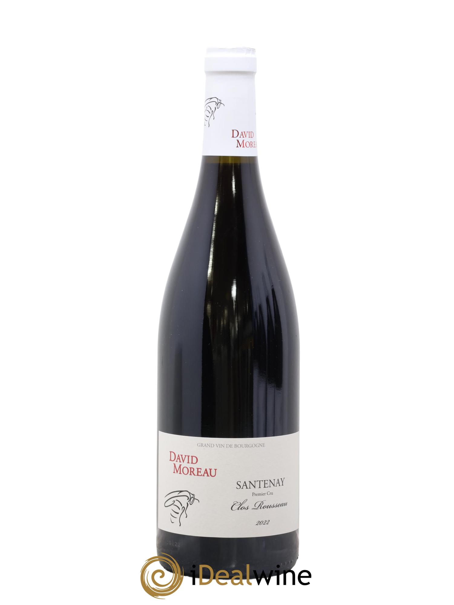Santenay 1er Cru Clos Rousseau David Moreau 2022 - Lot de 1 bouteille - 0