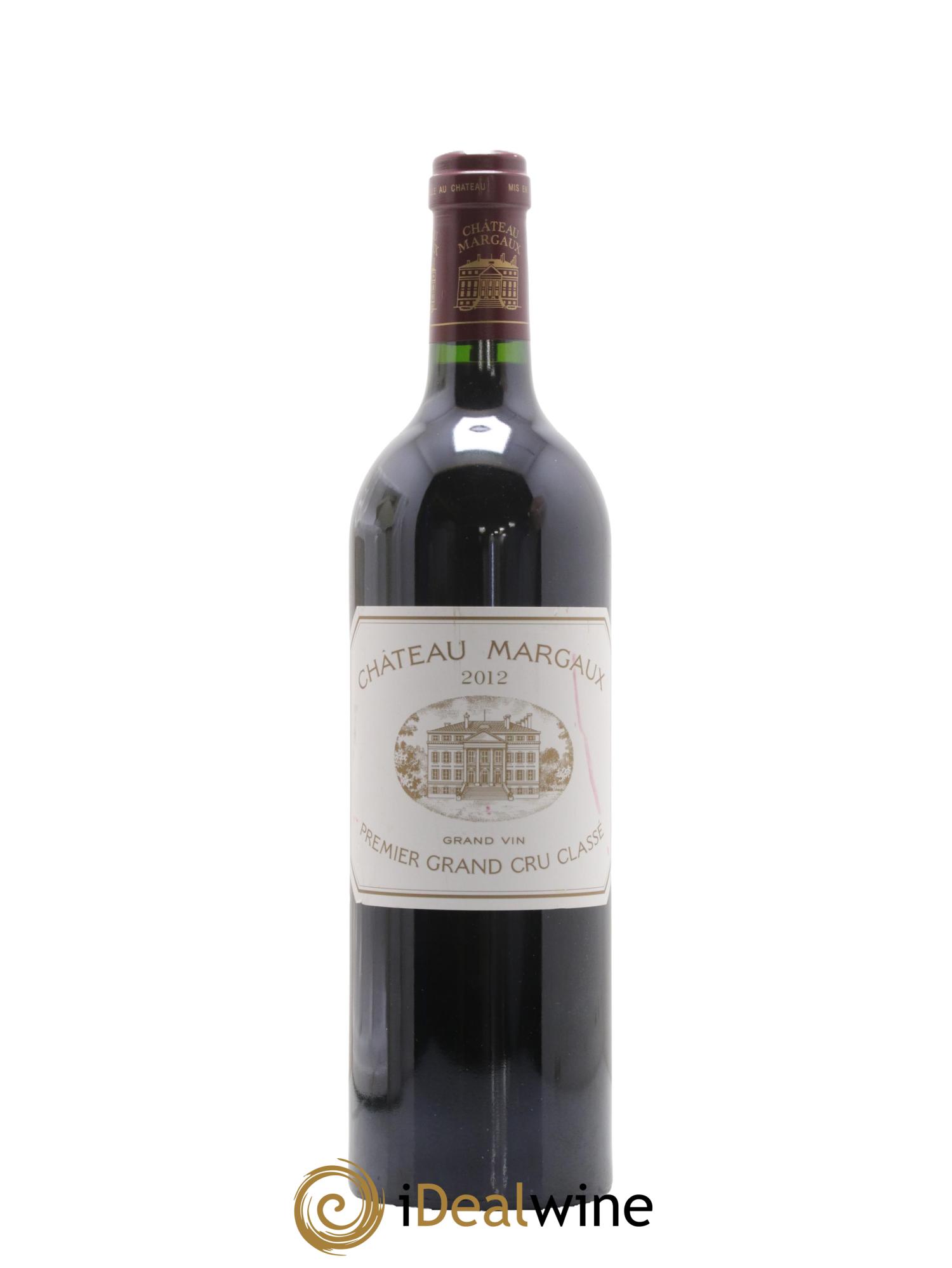 Château Margaux 1er Grand Cru Classé 2012 - Lot de 1 bouteille - 0