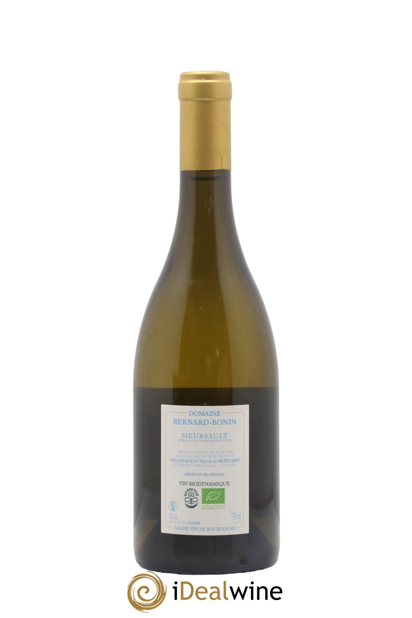 Meursault La Rencontre Bernard Bonin 2022 - Lot de 1 bouteille - 1