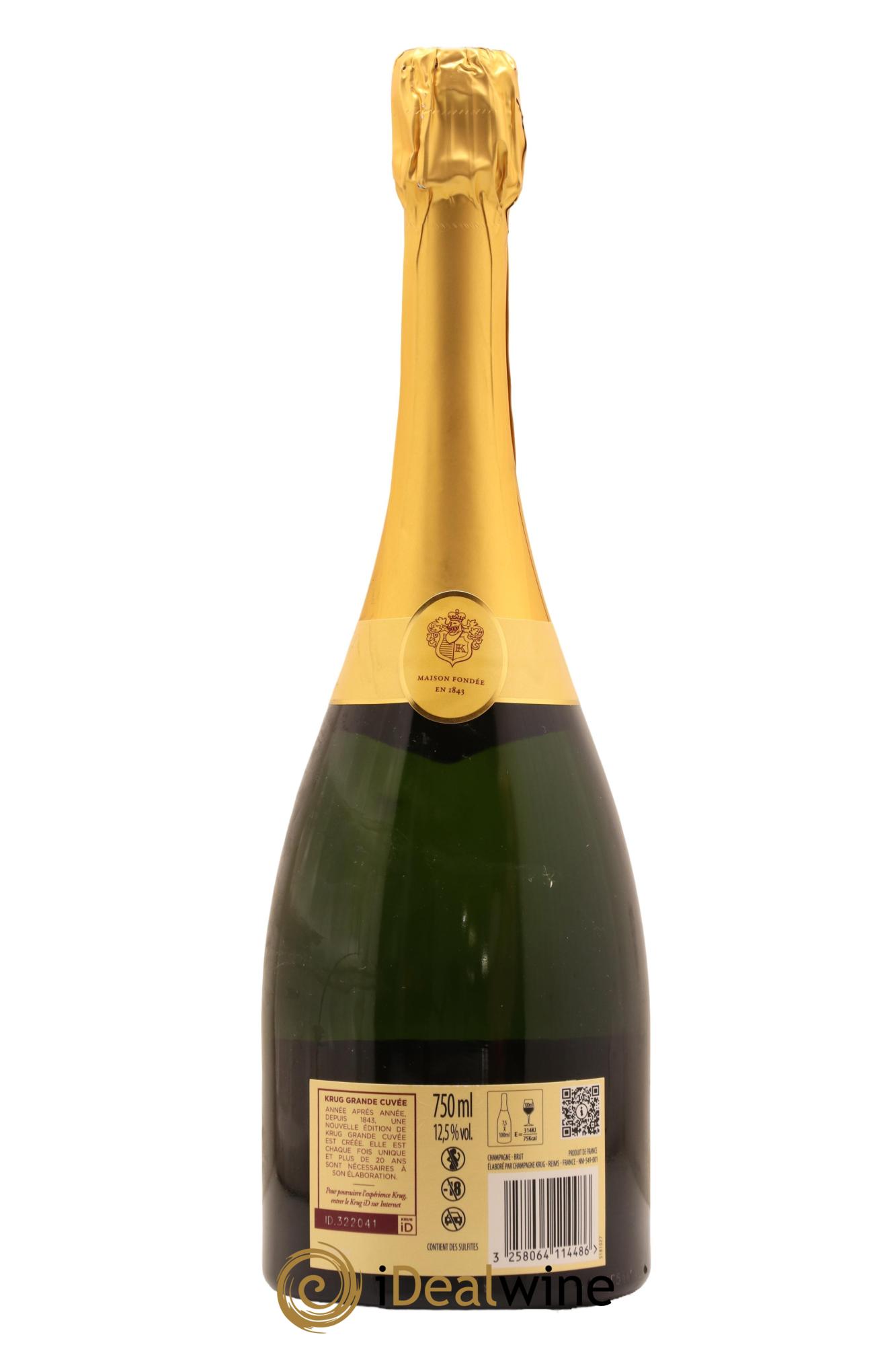 Grande Cuvée Brut - 171ème édition Krug - Lot de 1 bouteille - 1