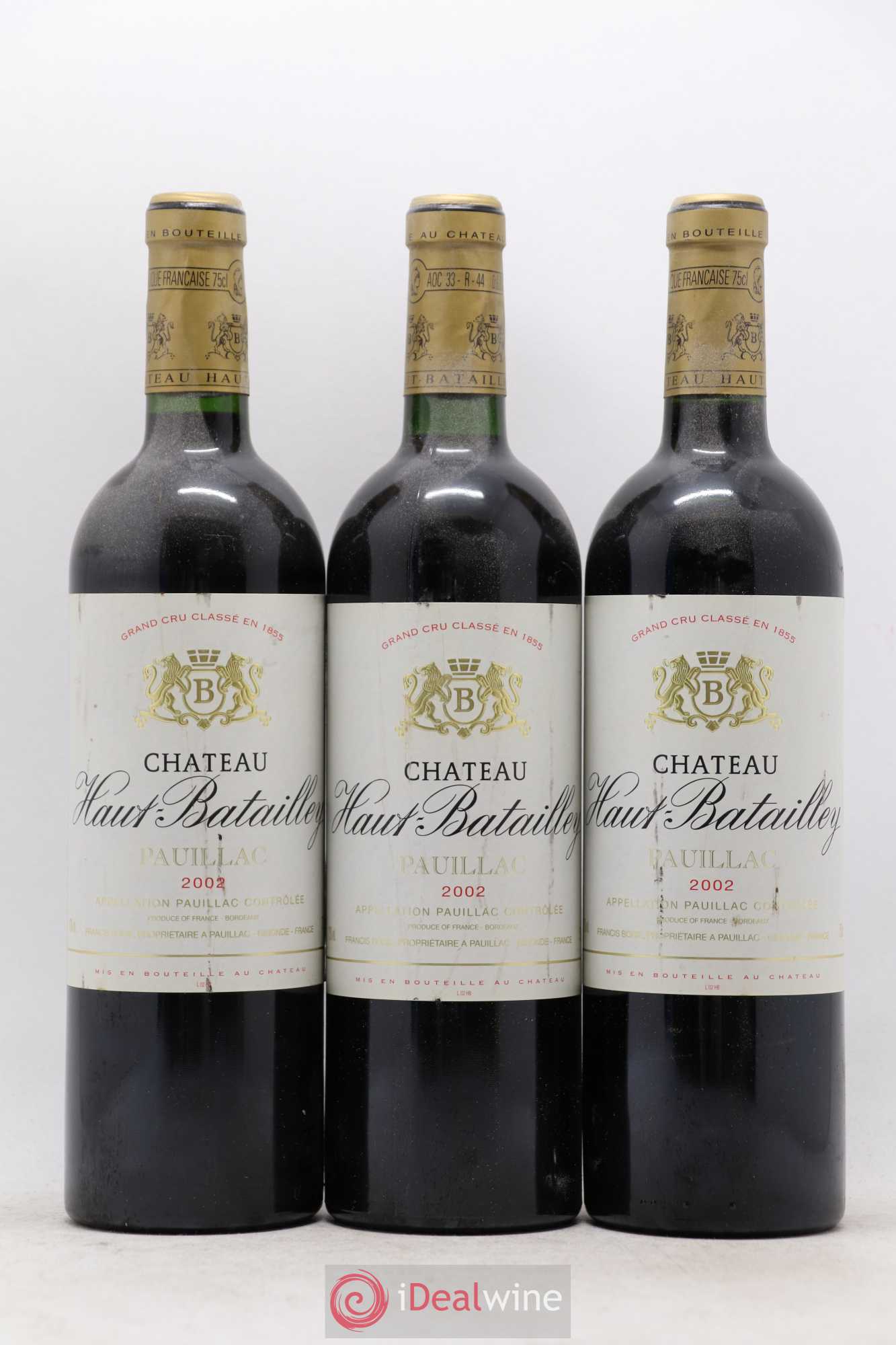 Château Haut Batailley 5ème Grand Cru Classé 2002 - Lot de 12 bouteilles - 2