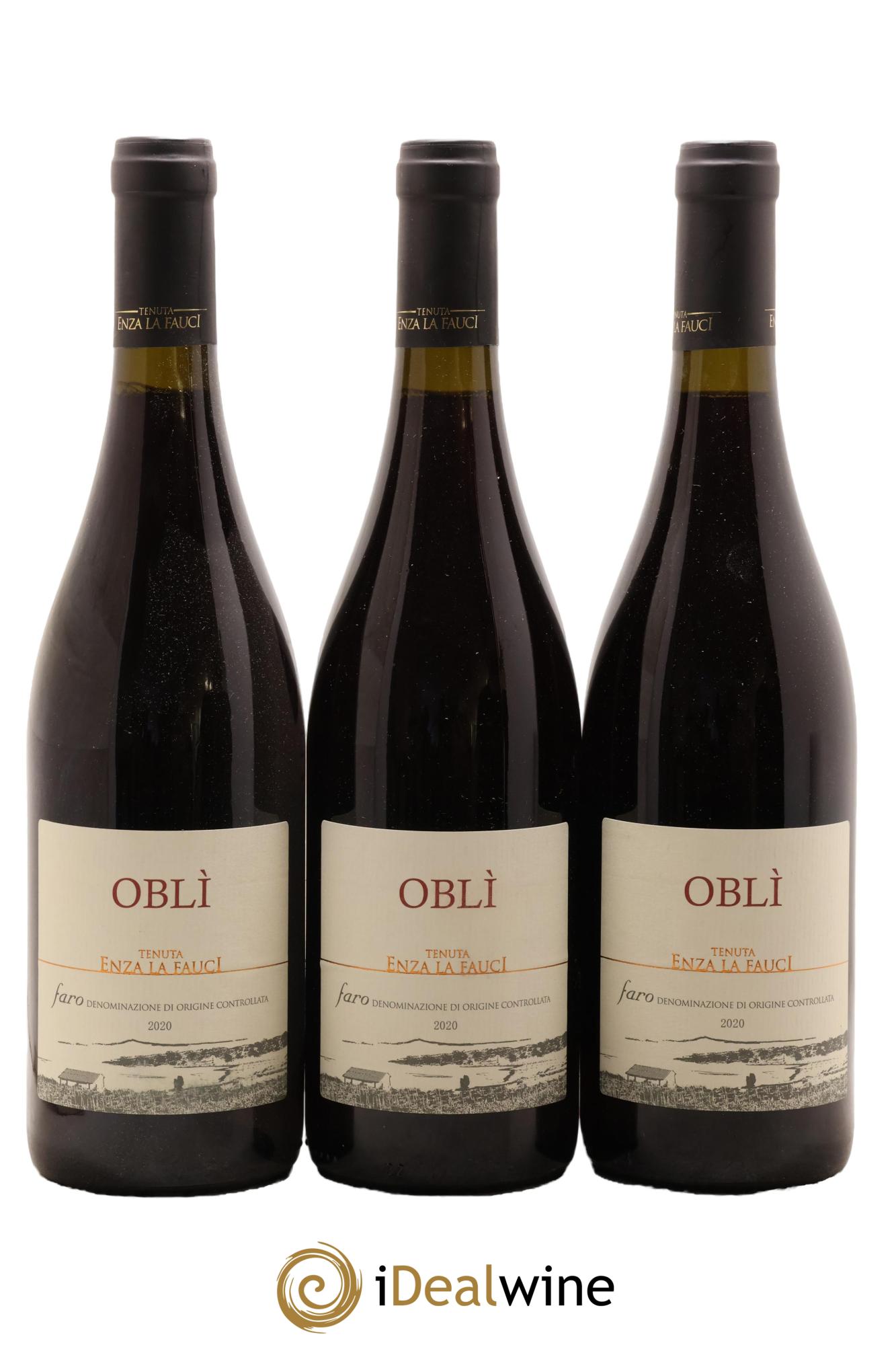 Italie Faro DOC Obli Tenuta Enza la Fauci 2020 - Lot de 3 bouteilles - 0