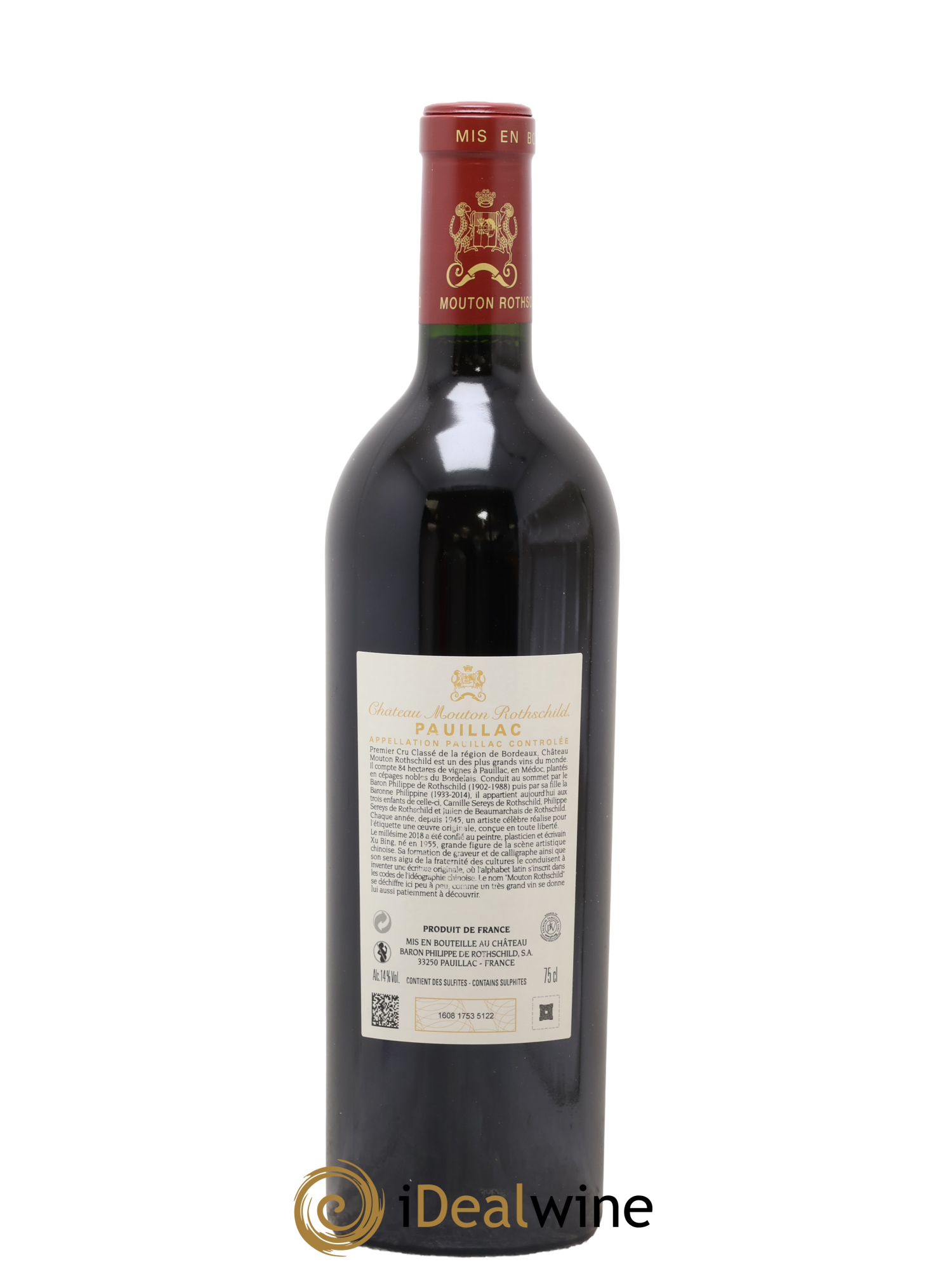 Château Mouton Rothschild 1er Grand Cru Classé 2018 - Lotto di 1 bottiglia - 2