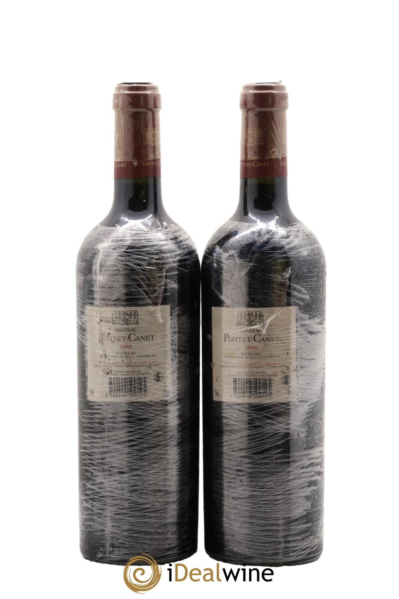 Château Pontet Canet 5ème Grand Cru Classé 2009 - Posten von 2 Flaschen - 1