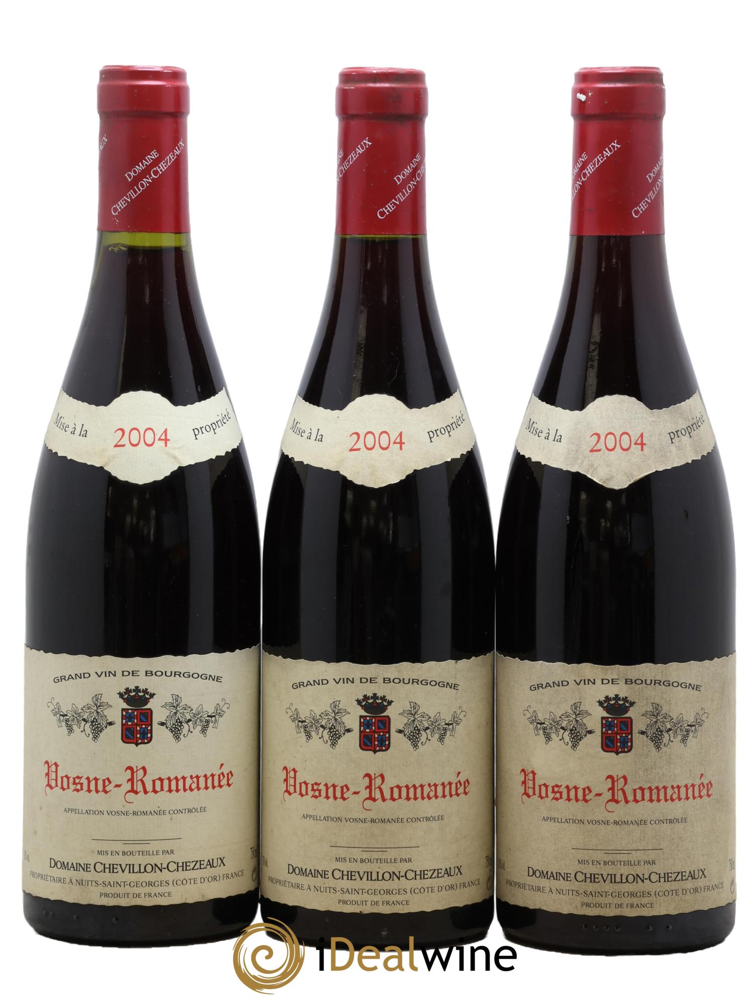 Vosne-Romanée Chevillon-Chezeaux 2004 - Lot de 3 bouteilles - 0