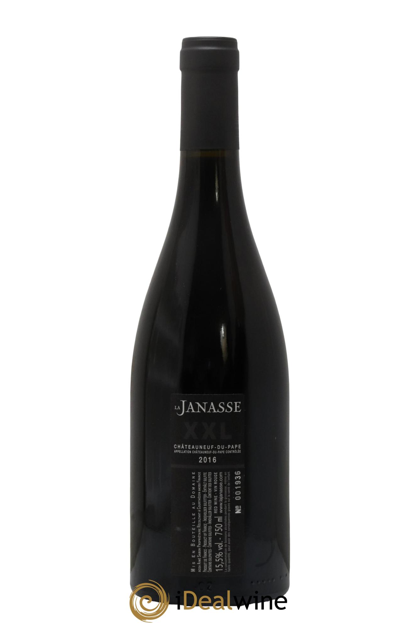 Châteauneuf-du-Pape Cuvée XXL La Janasse (Domaine de) 2016 - Lot of 1 bottle - 1