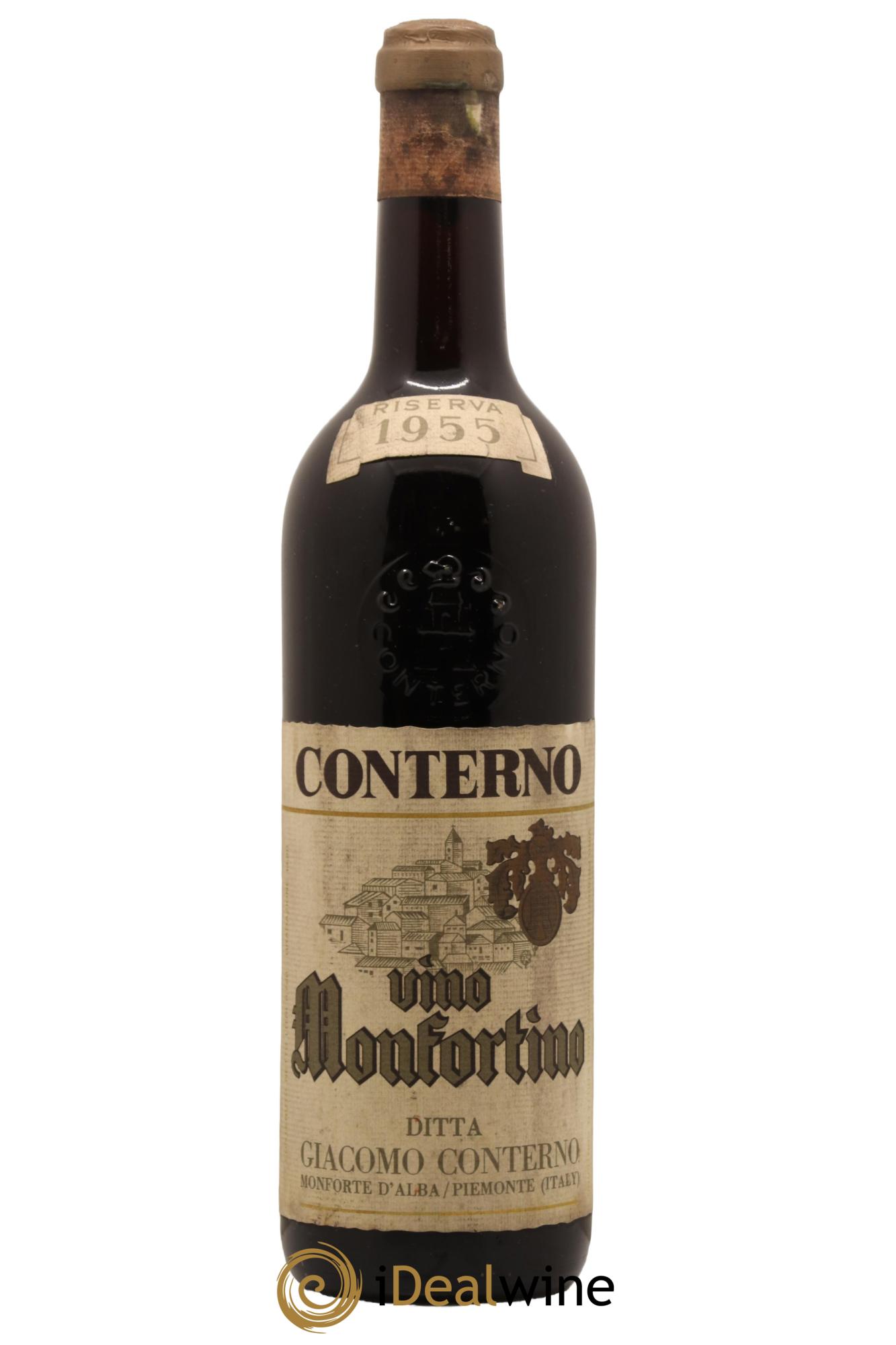 Barolo DOCG Riserva Monfortino Giacomo Conterno 1955 - Lotto di 1 bottiglia - 0