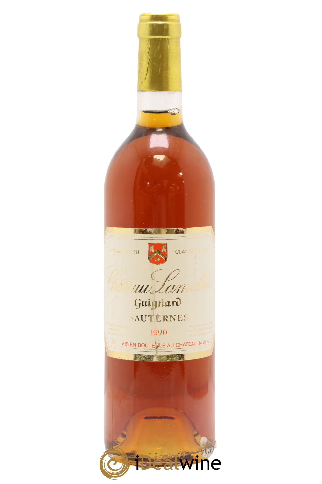 Château Lamothe 2ème Grand Cru Classé 1990 - Lote de 1 botella - 0