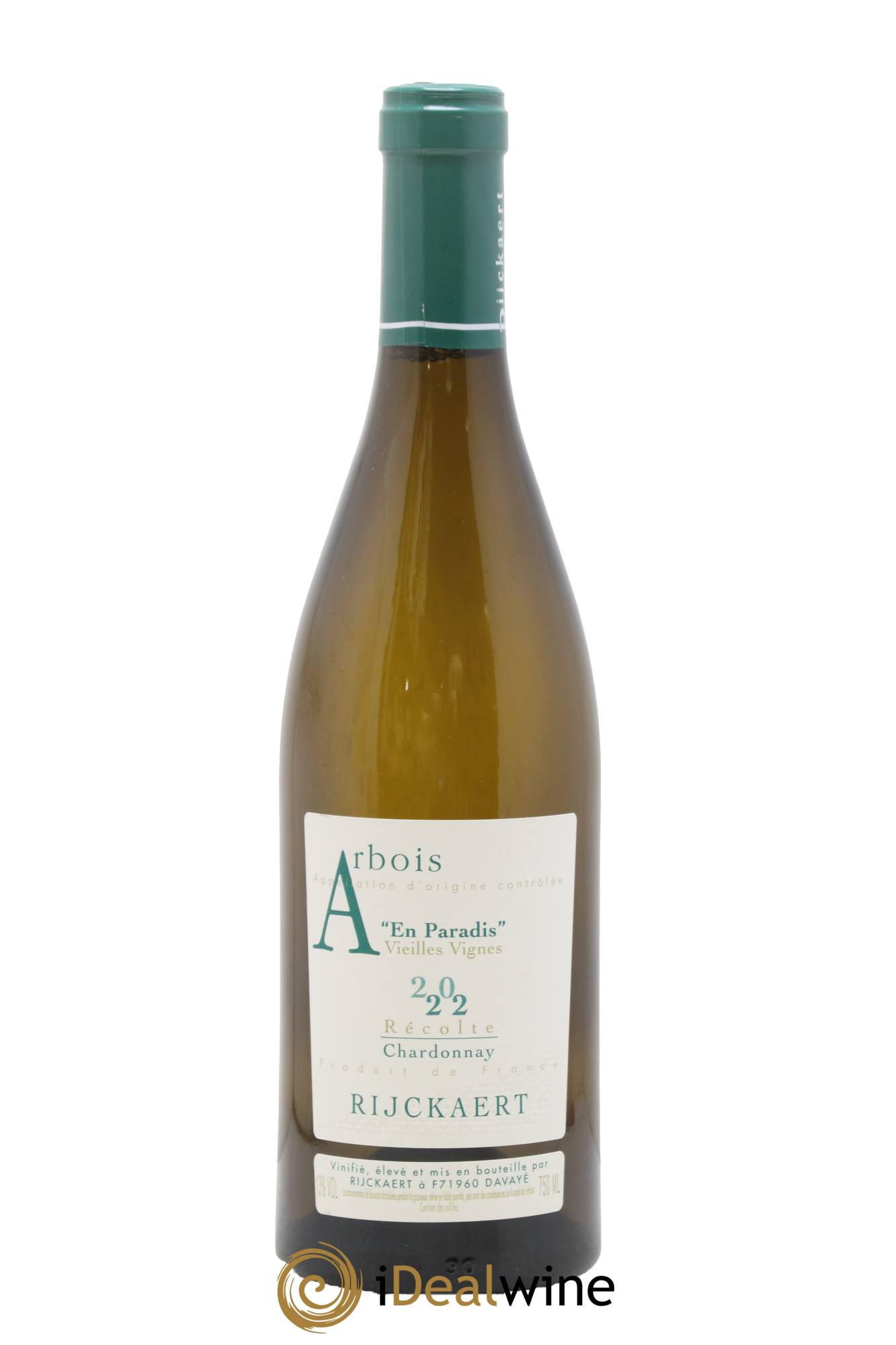 Arbois En Paradis Chardonnay Vieilles Vignes Rijckaert 2022 - Lotto di 1 bottiglia - 0