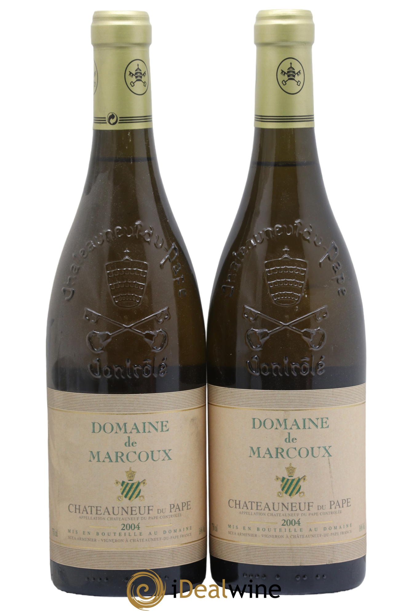 Châteauneuf-du-Pape Marcoux (Domaine de) 2004 - Lotto di 2 bottiglie - 0