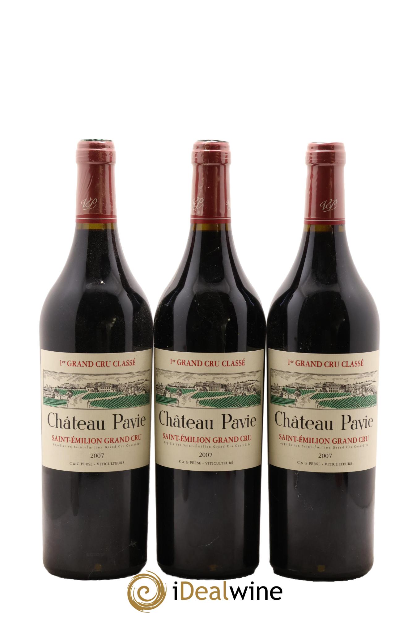 Château Pavie 1er Grand Cru Classé A 2007 - Lot de 12 bouteilles - 7