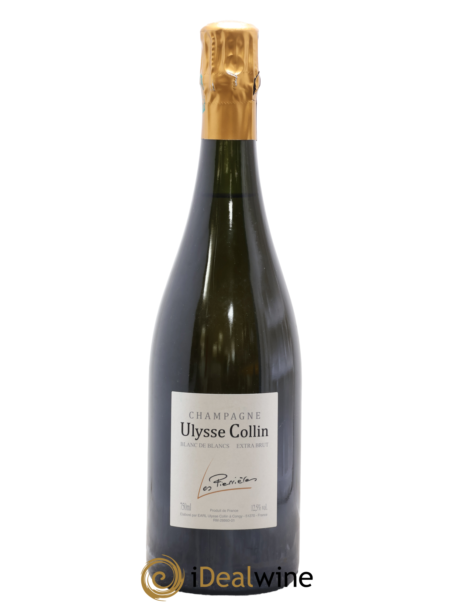 Les Pierrières Blancs de Blancs Extra-Brut Ulysse Collin - Lot of 1 bottle - 0