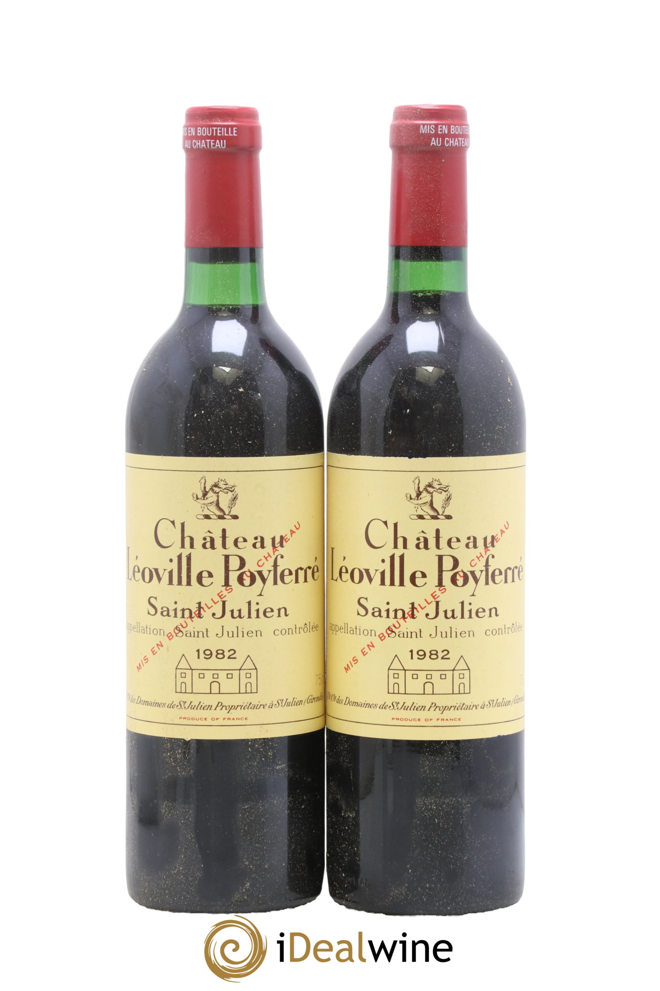 Château Léoville Poyferré 2ème Grand Cru Classé 1982 - Lot de 2 bouteilles - 0