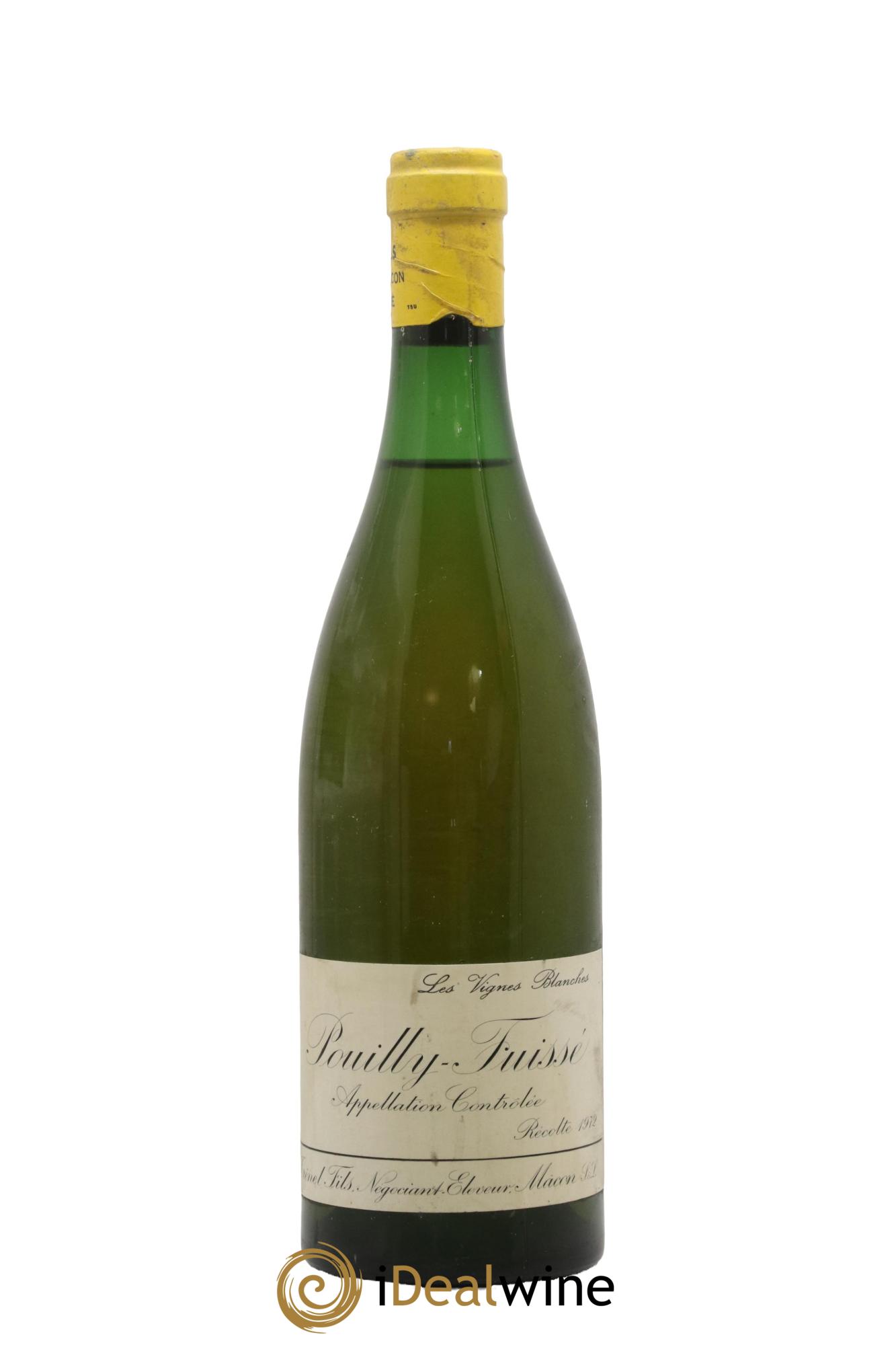 Pouilly-Fuissé Les Vignes Blanches Crémet Fils 1972 - Lot de 1 bouteille - 0