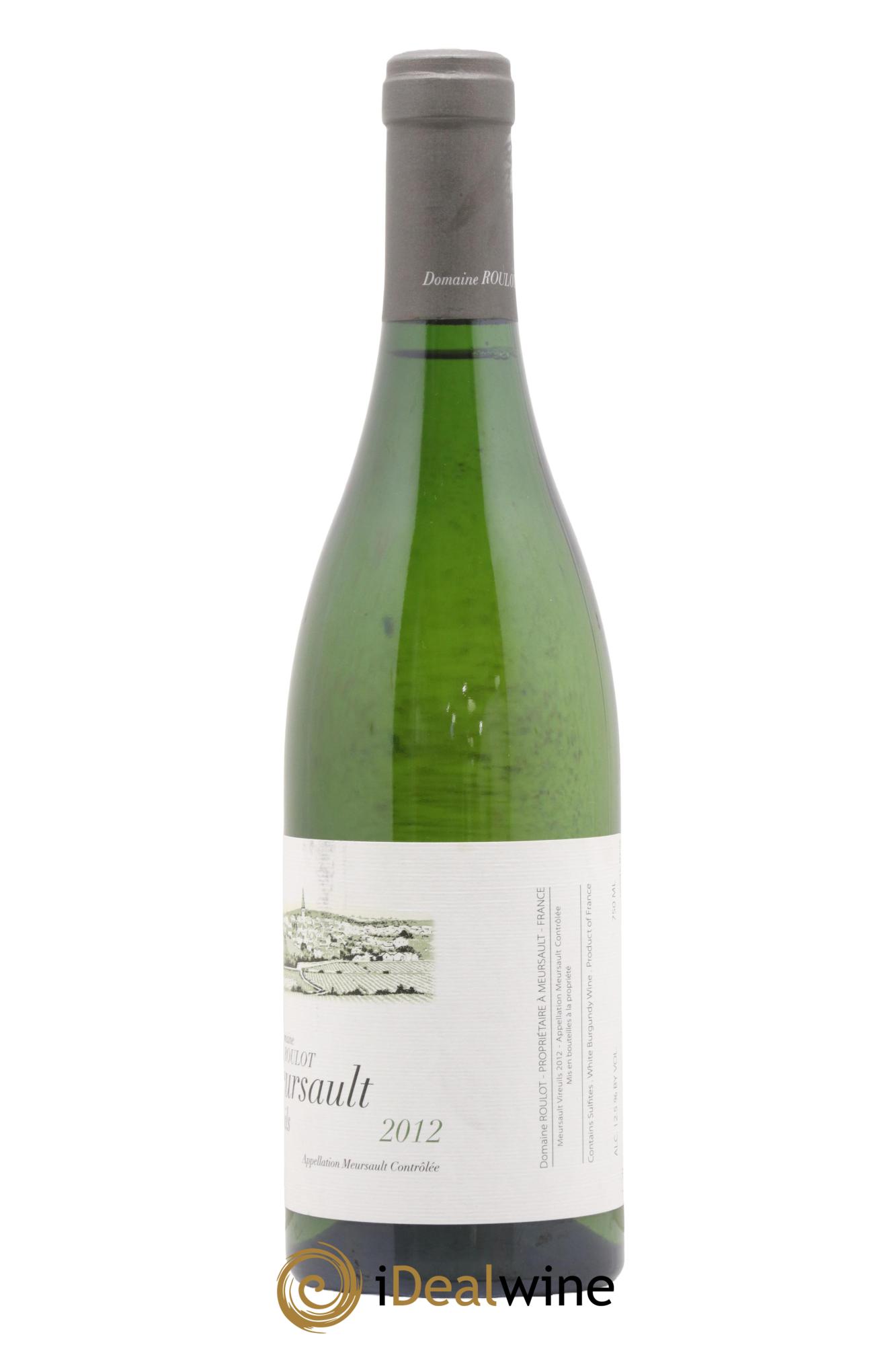 Meursault Les Vireuils Roulot (Domaine) 2012 - Lot de 1 bouteille - 1