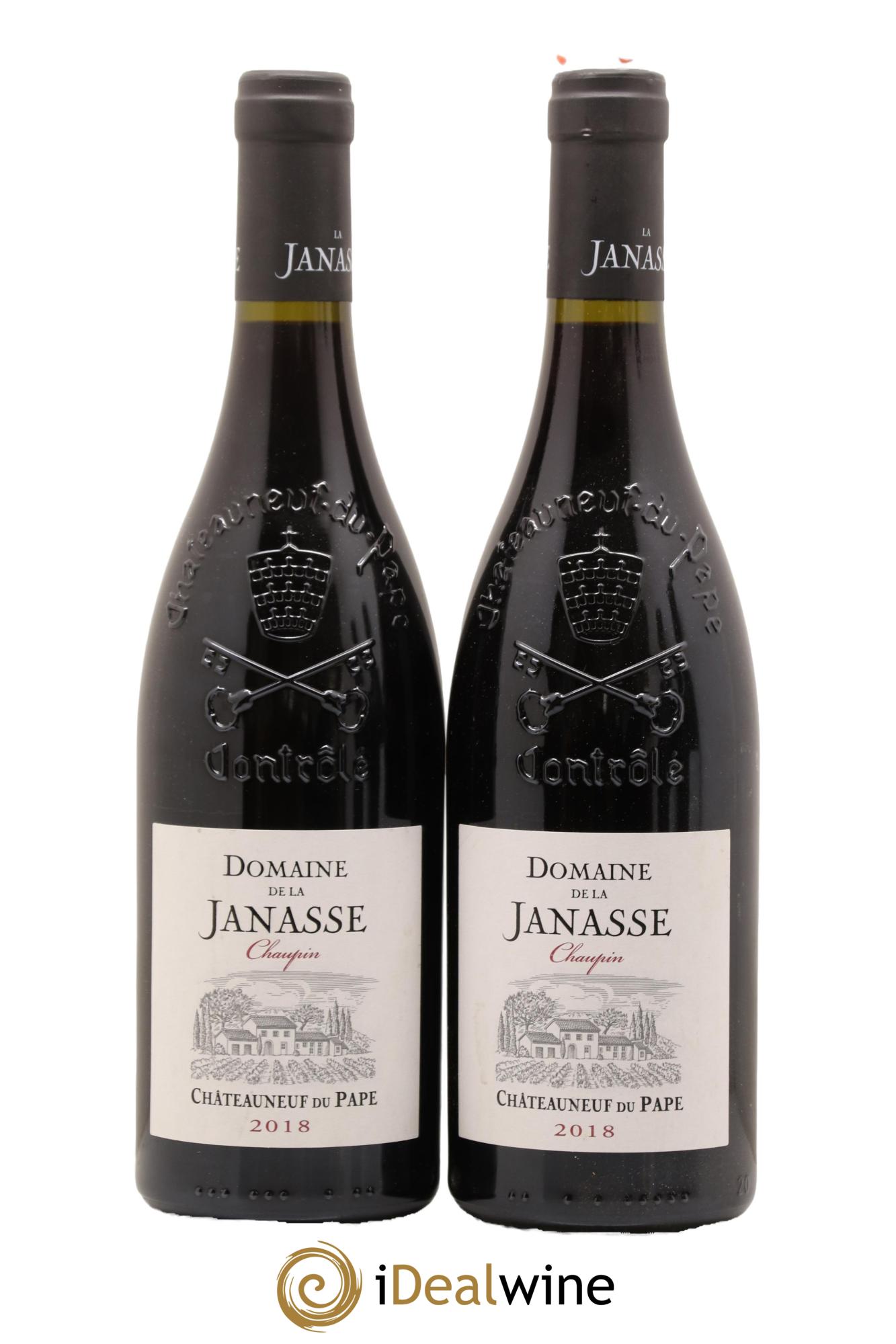 Châteauneuf-du-Pape Cuvée Chaupin La Janasse (Domaine de) 2018 - Lot de 2 bouteilles - 0