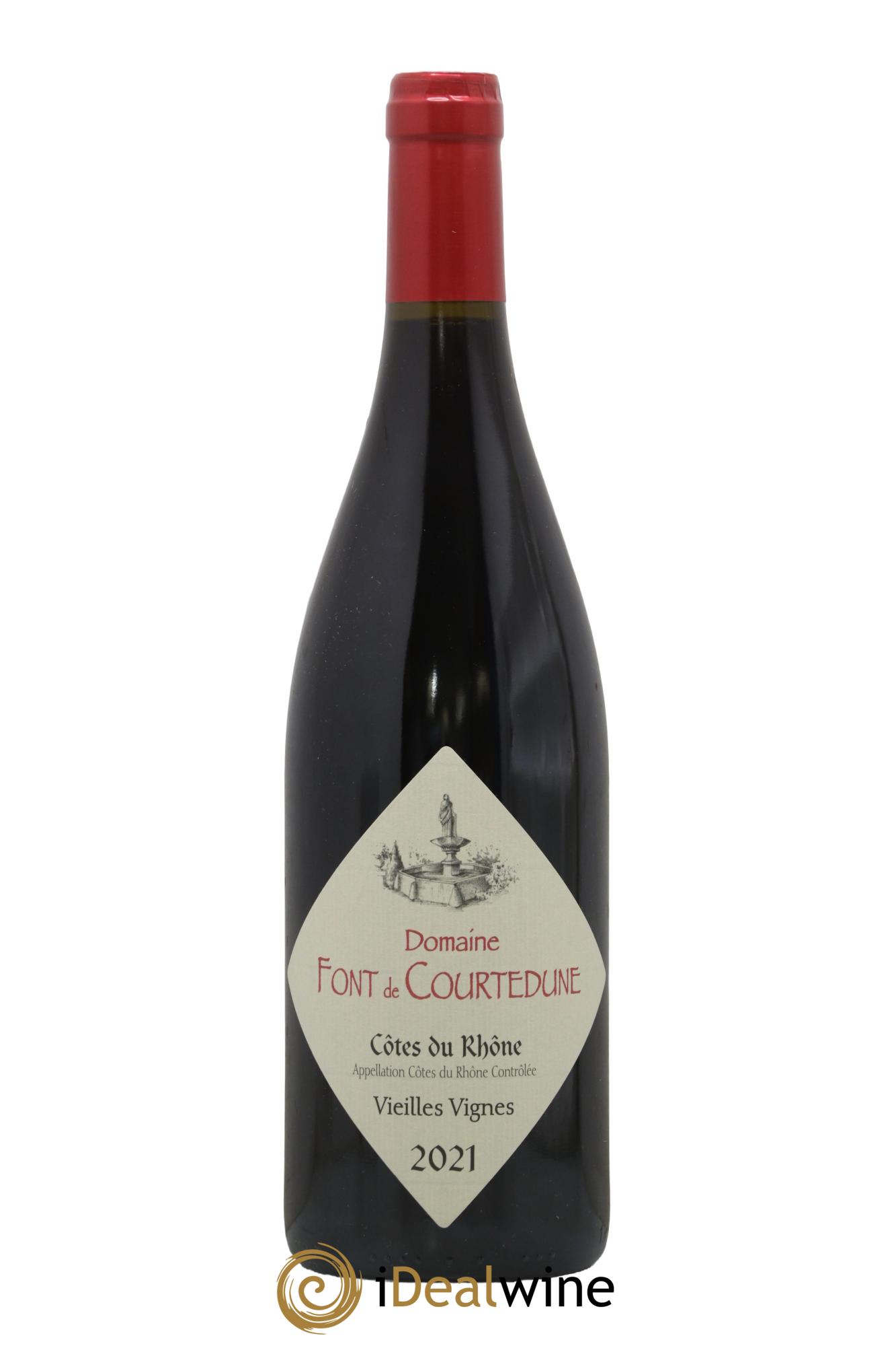 Côtes du Rhône Villages Vieilles Vignes Font de Courtedune 2021 - Lot de 1 bouteille - 0