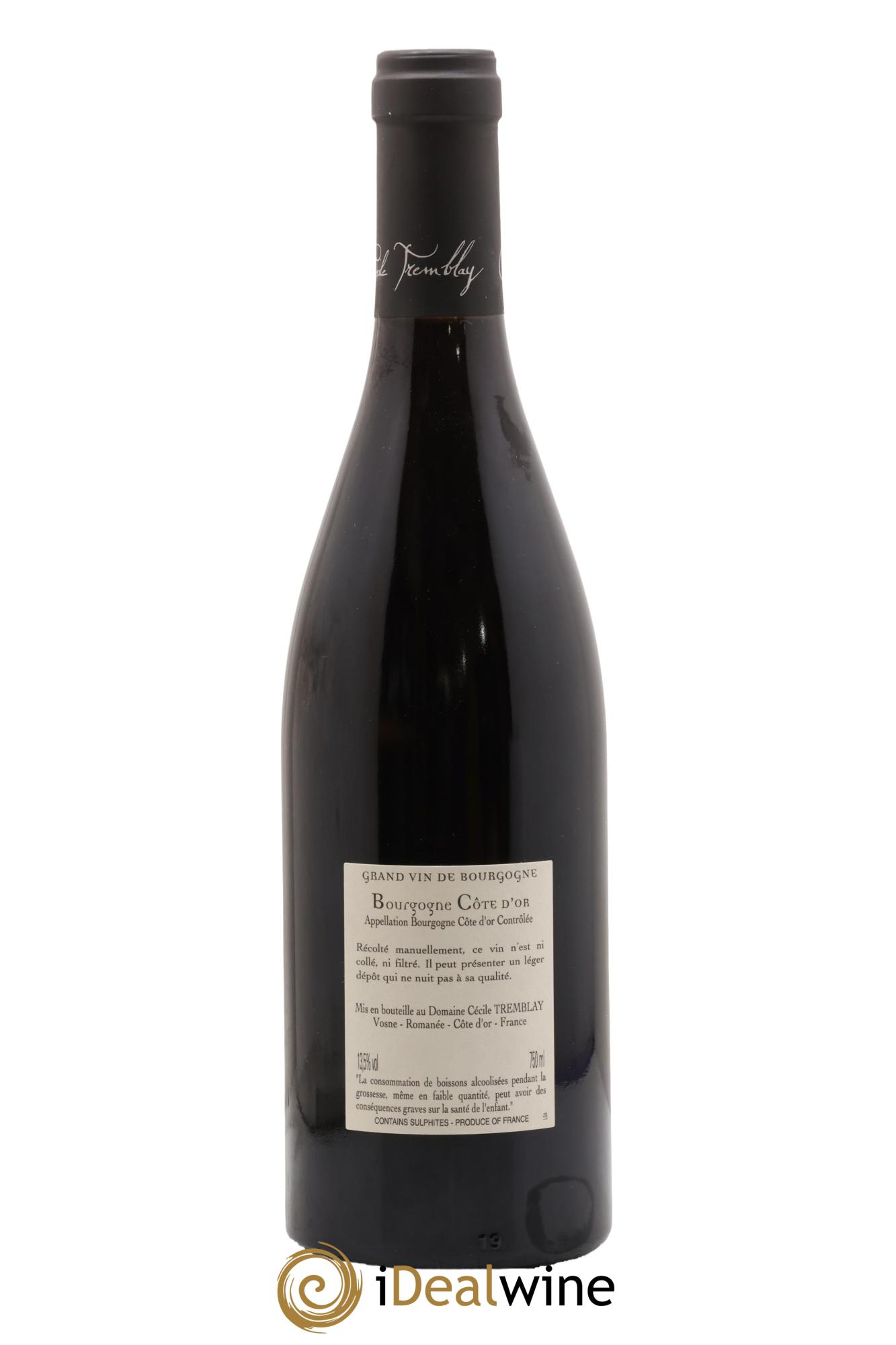 Bourgogne Cécile Tremblay 2022 - Lot of 1 bottle - 1