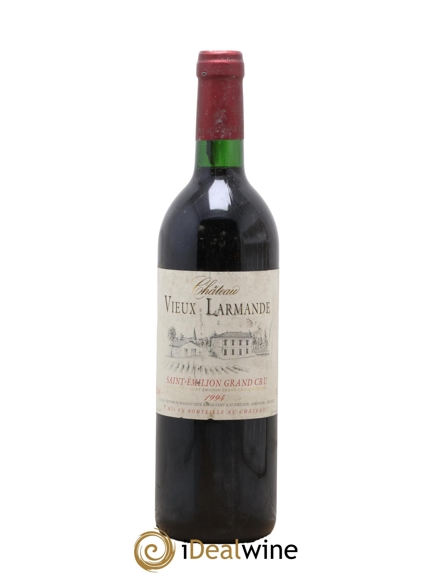 Saint-Émilion Grand Cru Château Vieux Larmande 1994 - Lot de 1 bouteille - 0
