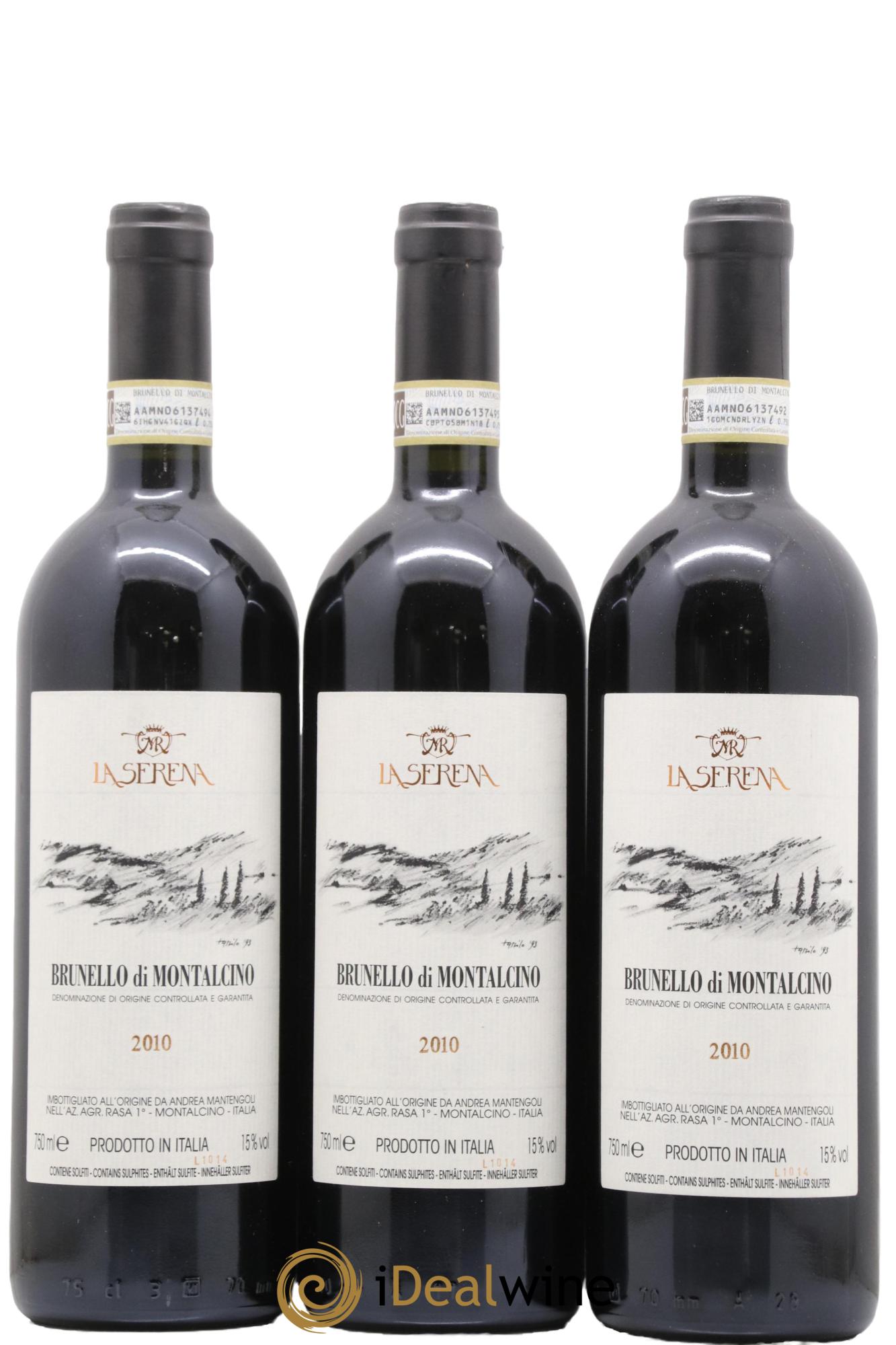 Brunello di Montalcino Cantina La Serena 2010 - Lot de 3 bouteilles - 0