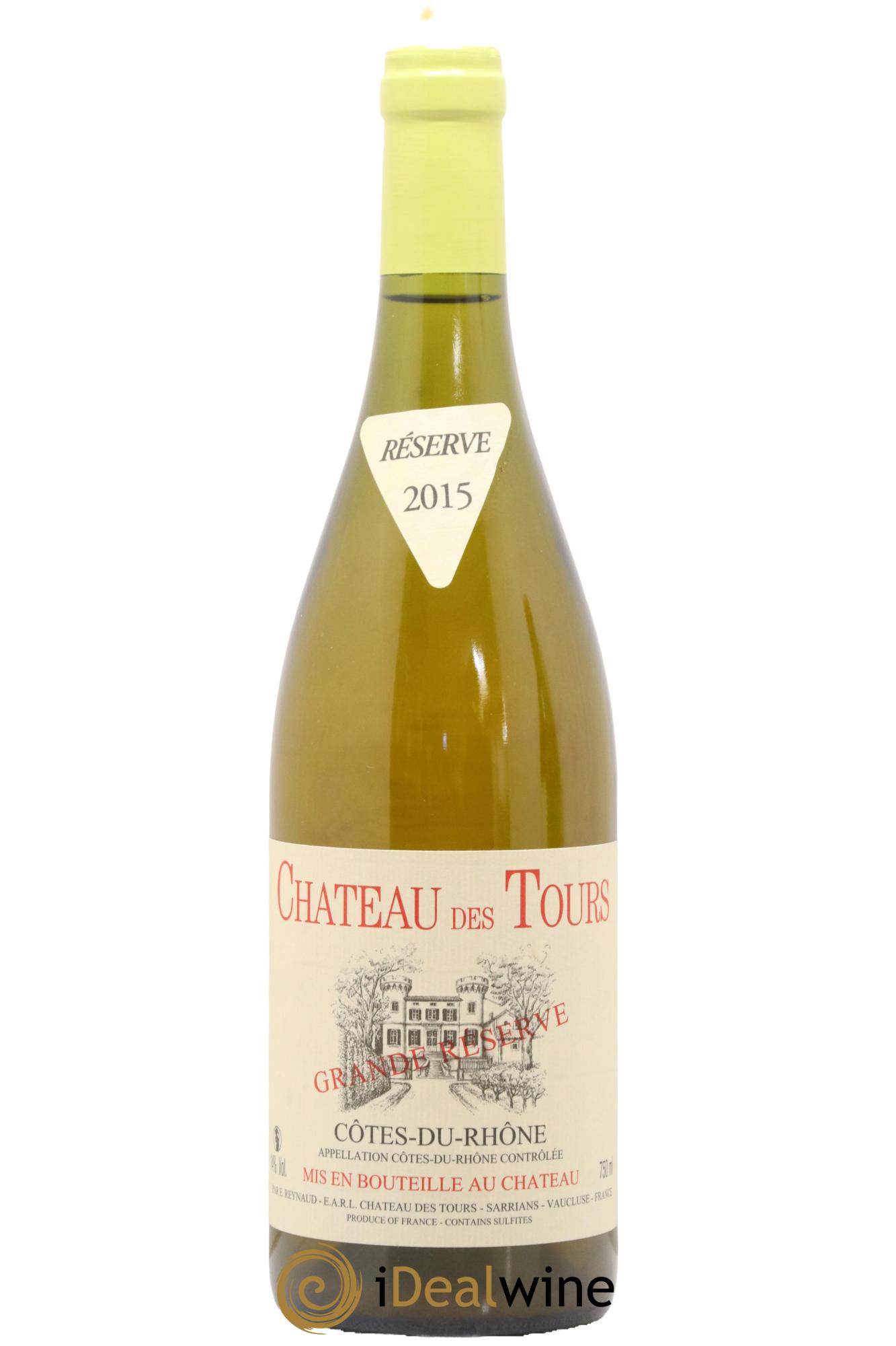 Côtes-du-Rhône Château des Tours Grande Réserve Emmanuel Reynaud 2015 - Lot de 1 bouteille - 0