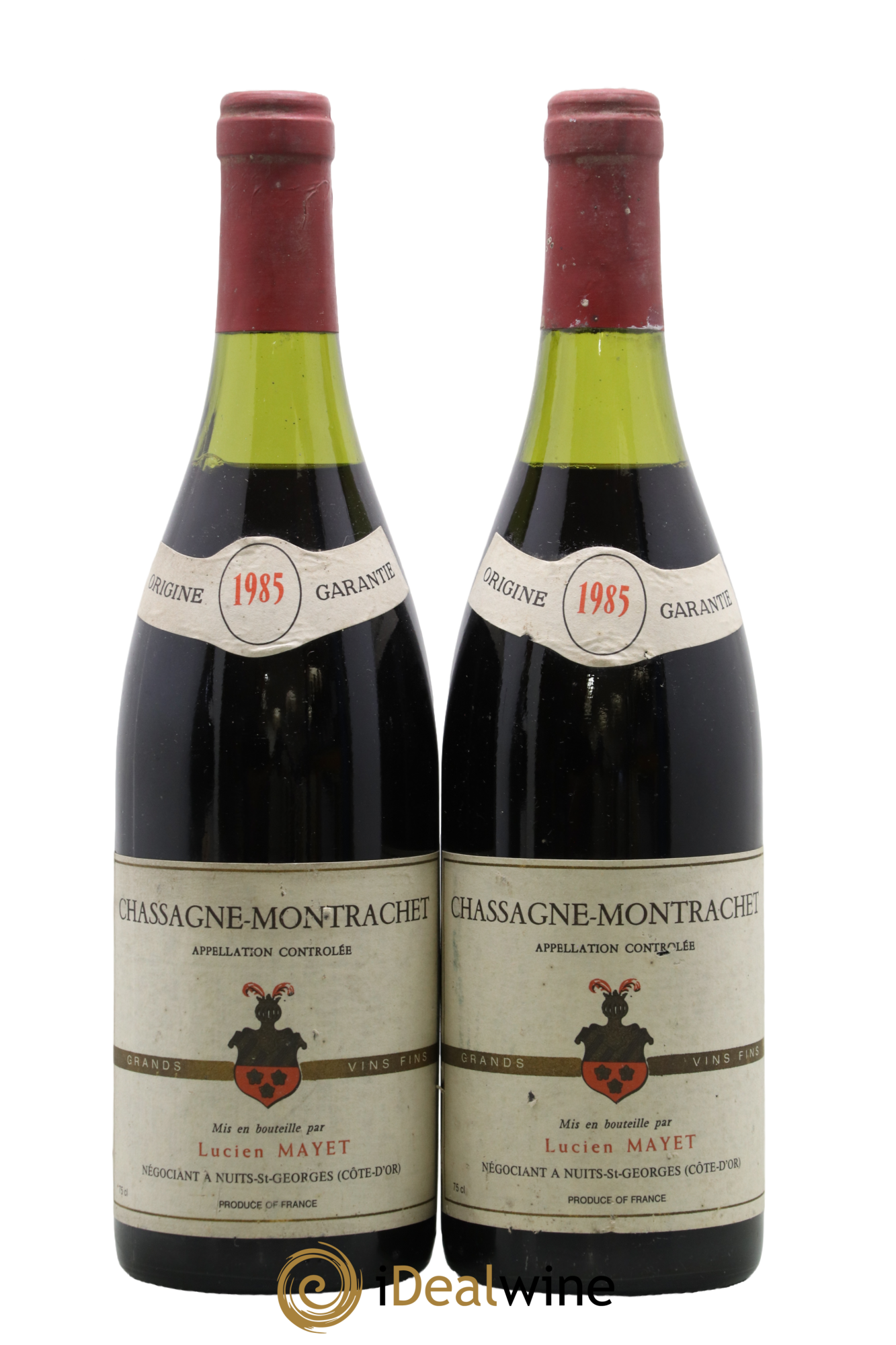 Chassagne-Montrachet Lucien Mayet 1985 - Lot de 2 bouteilles - 0