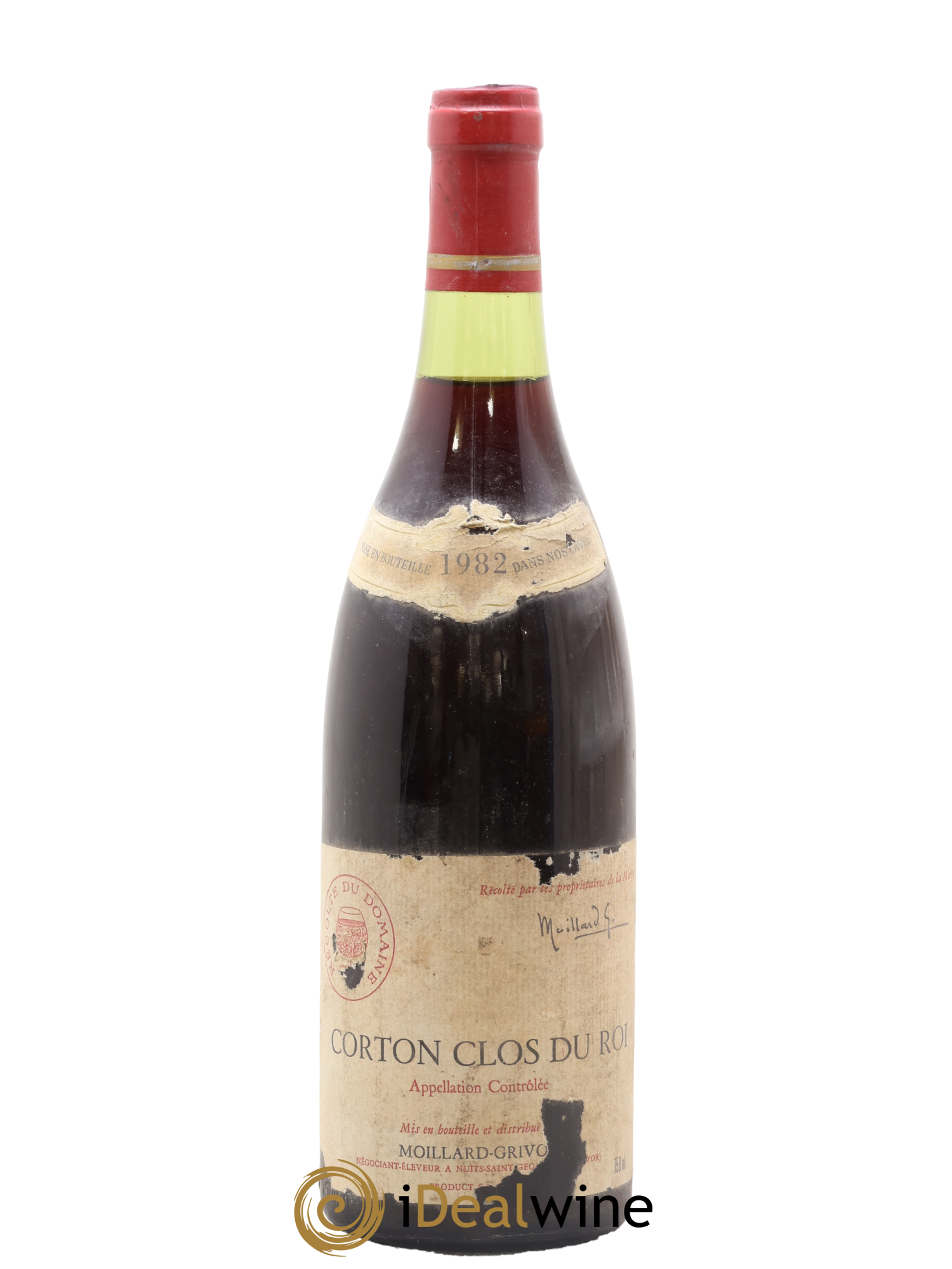 Corton Grand Cru Clos Du Roi Moillard-Grivot 1982 - Lot de 1 bouteille - 0