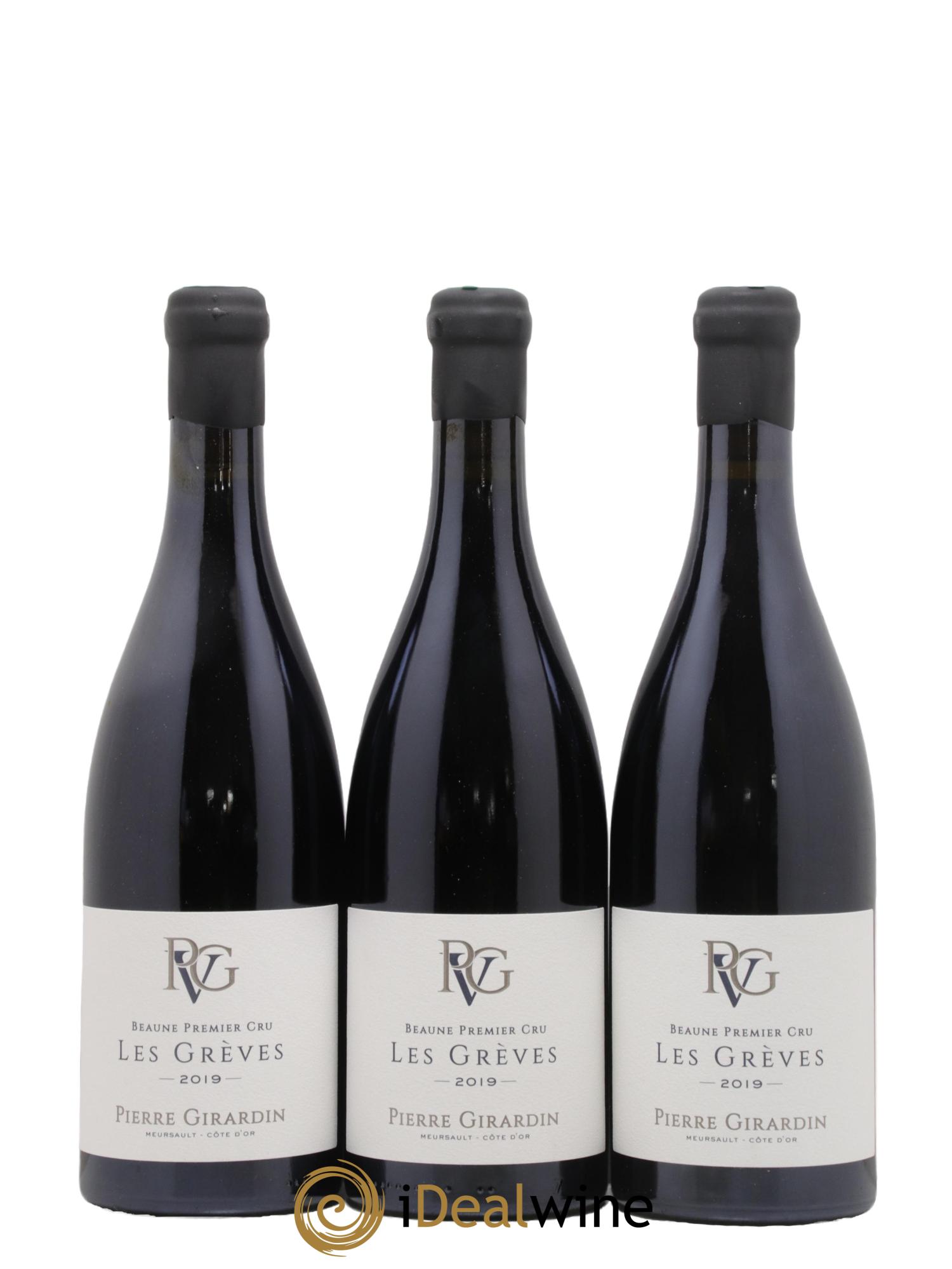 Beaune 1er Cru Les Grèves Pierre Girardin 2019 - Lot de 3 bouteilles - 0