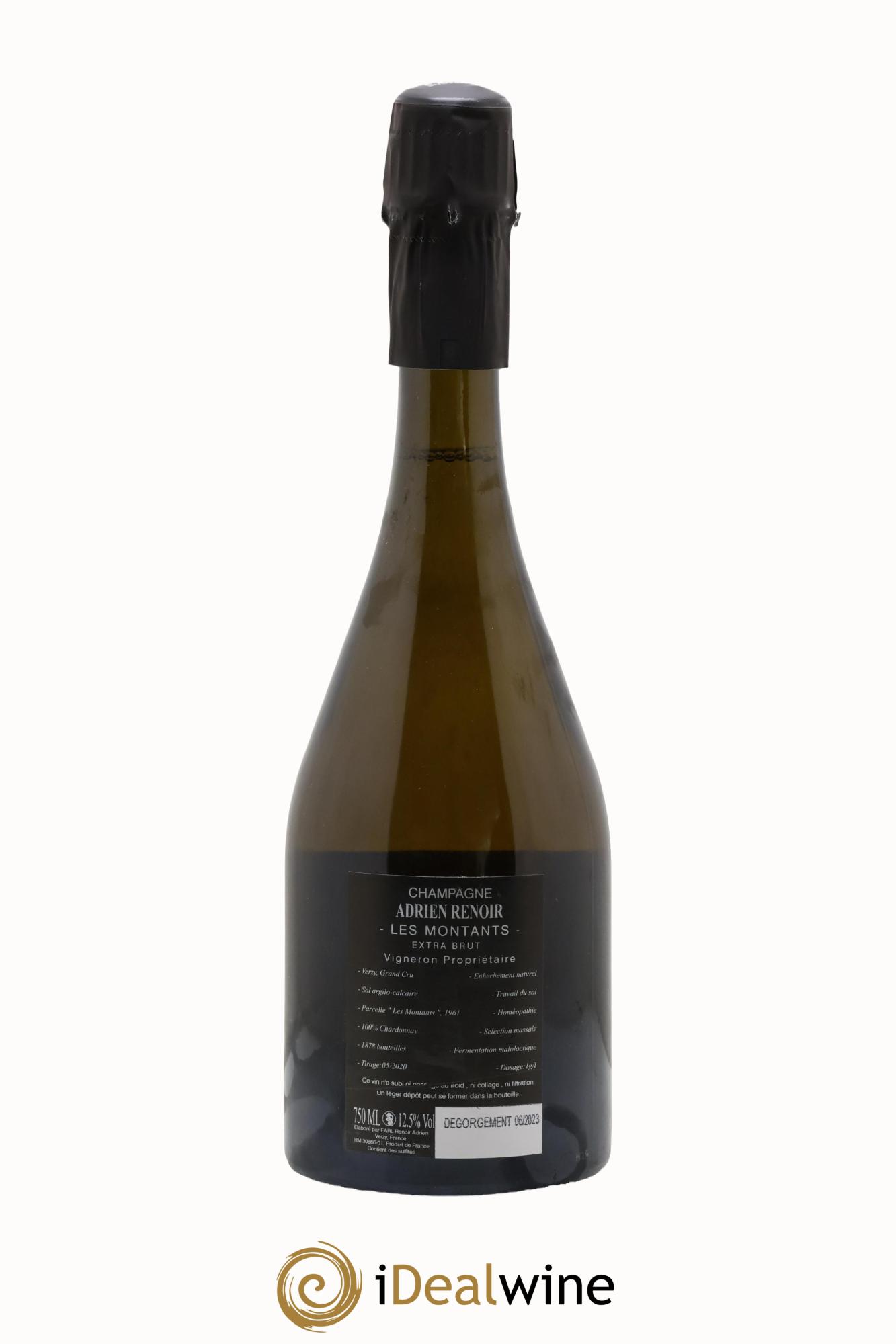 Les Montants Adrien Renoir 2019 - Posten von 1 Flasche - 1