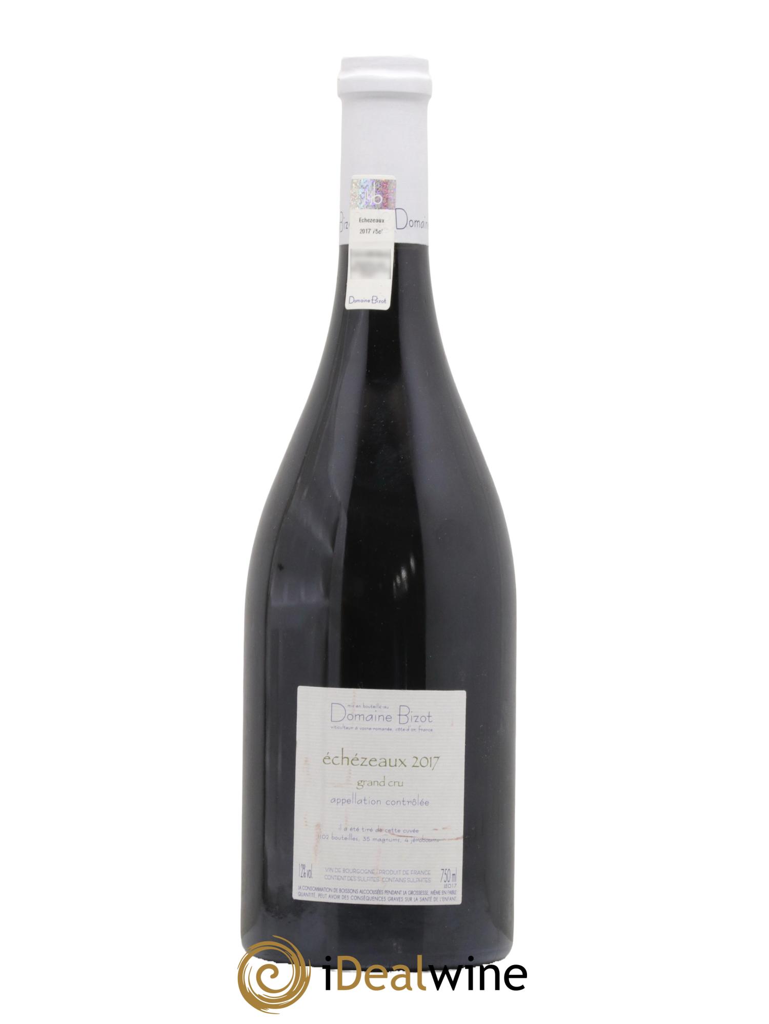 Echezeaux Grand Cru Bizot (Domaine) 2017 - Lot of 1 bottle - 1