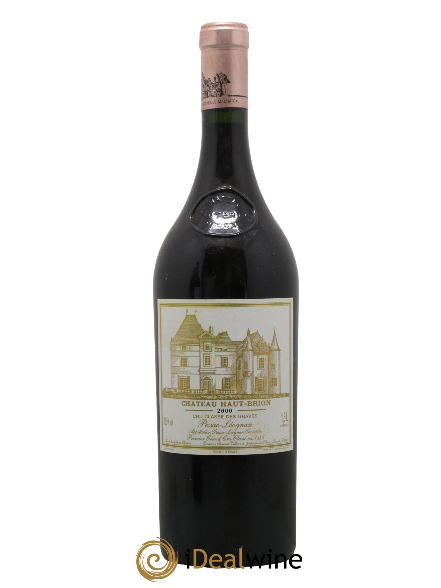 Château Haut Brion 1er Grand Cru Classé 2000 - Lot de 1 magnum - 0