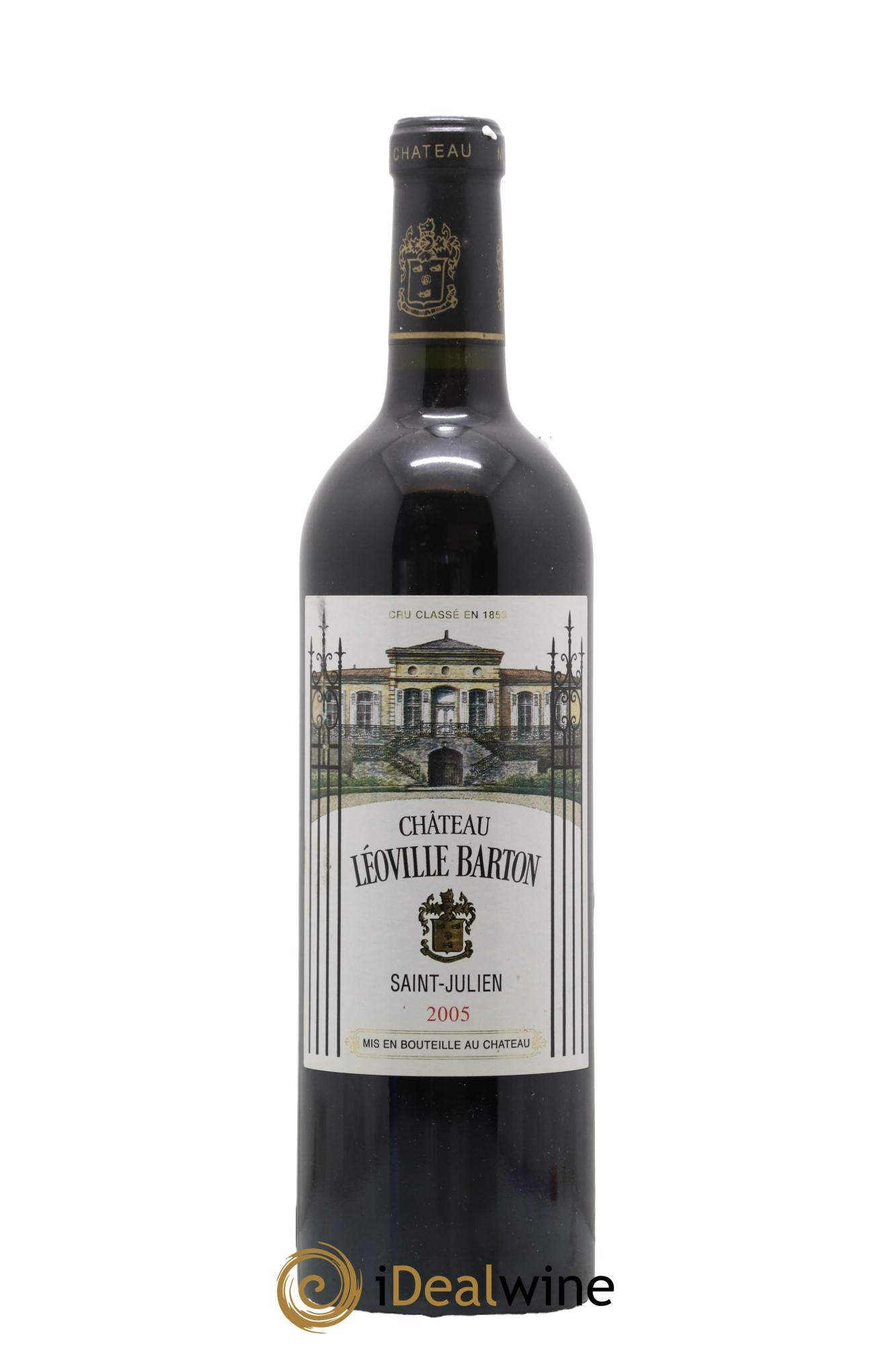 Château Léoville Barton 2ème Grand Cru Classé 2005 - Lot de 1 bouteille - 0