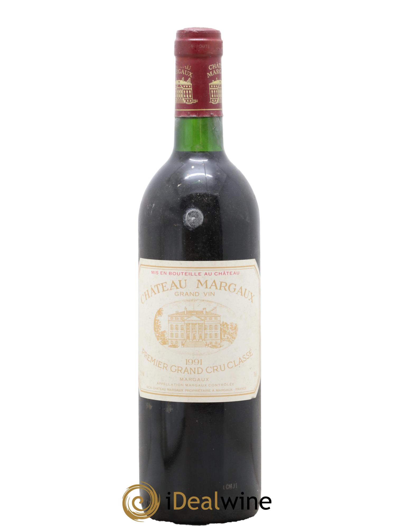 Château Margaux 1er Grand Cru Classé 1991 - Lot de 1 bouteille - 0
