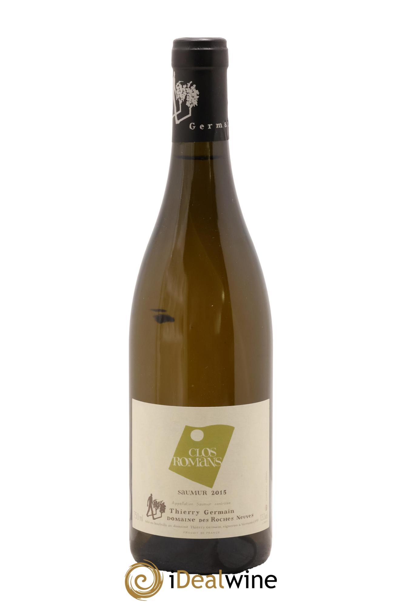 Saumur Clos Romans Domaine des Roches Neuves - Thierry Germain 2015 - Lot de 1 bouteille - 0