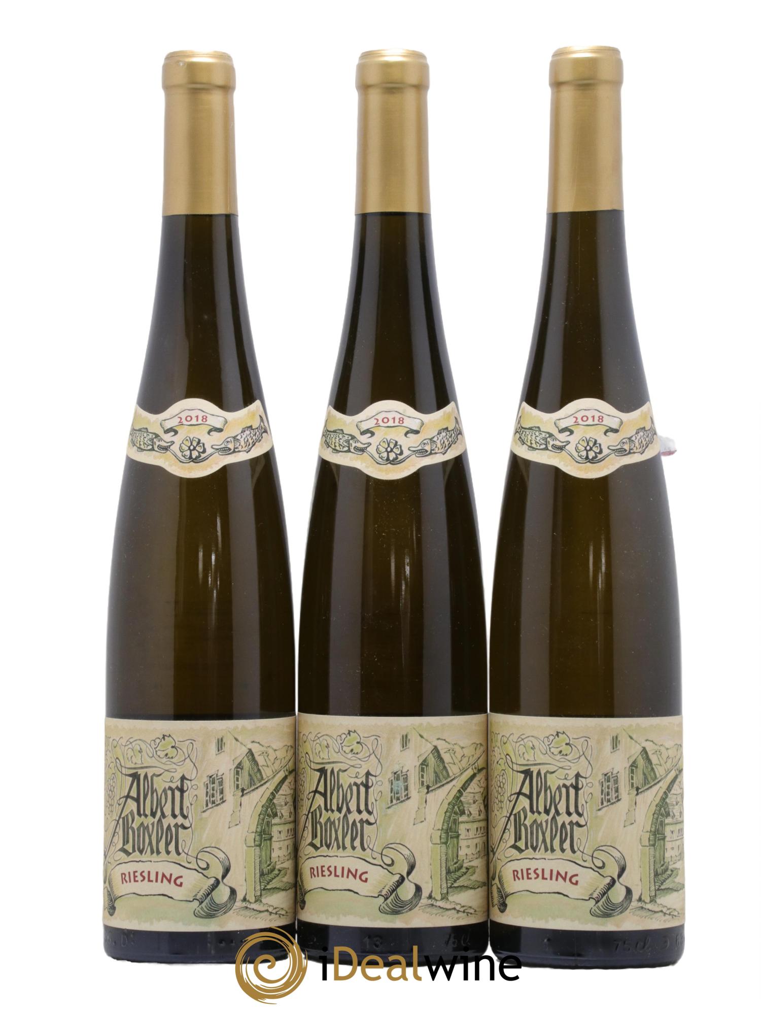Alsace Riesling Albert Boxler 2018 - Lot de 3 bouteilles - 0