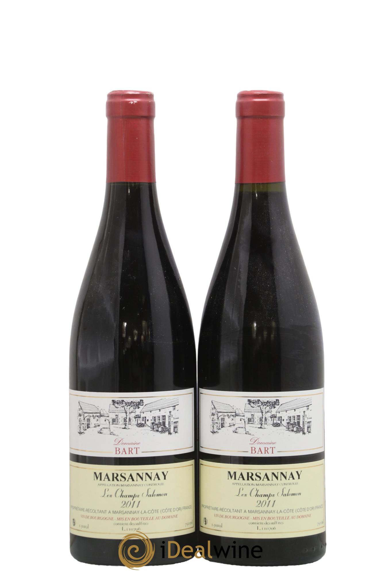 Marsannay Au Champ Salomon Bart (Domaine) 2011 - Lot de 2 bouteilles - 0