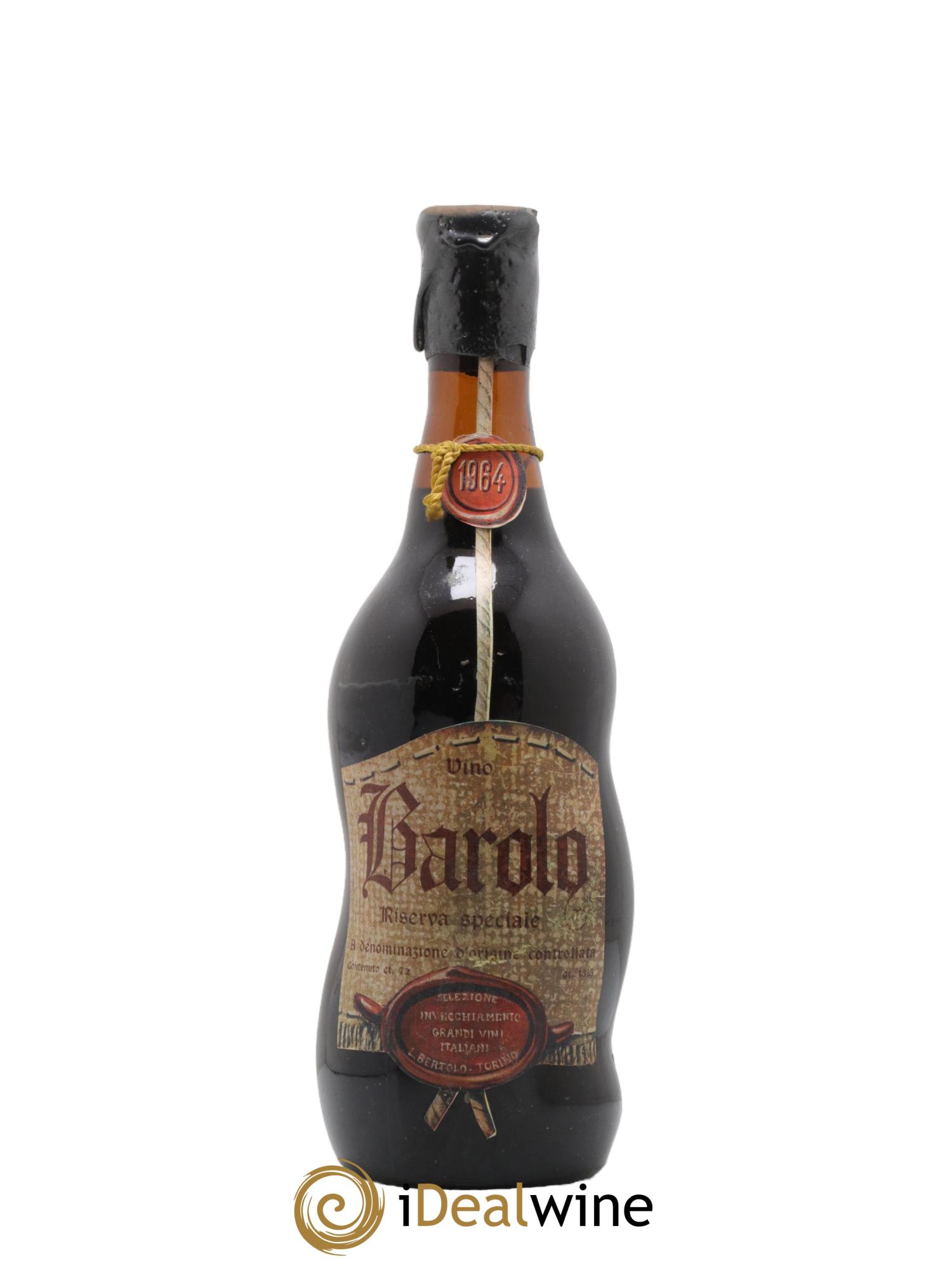 Barolo Riserva Speciale Bertolo 1964 - Lot de 1 bouteille - 0