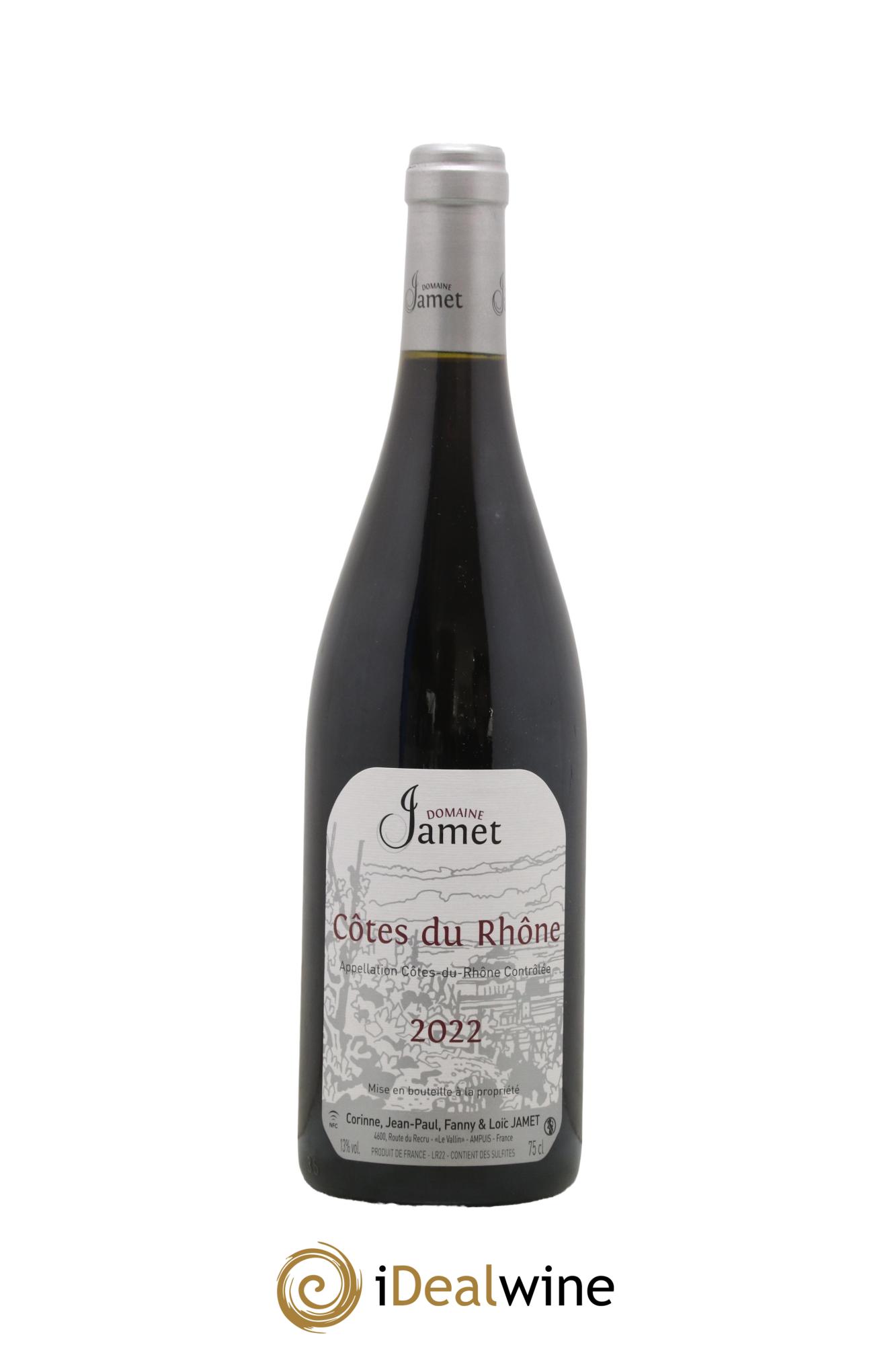 Côtes-du-Rhône Jamet (Domaine) 2022 - Lotto di 1 bottiglia - 0