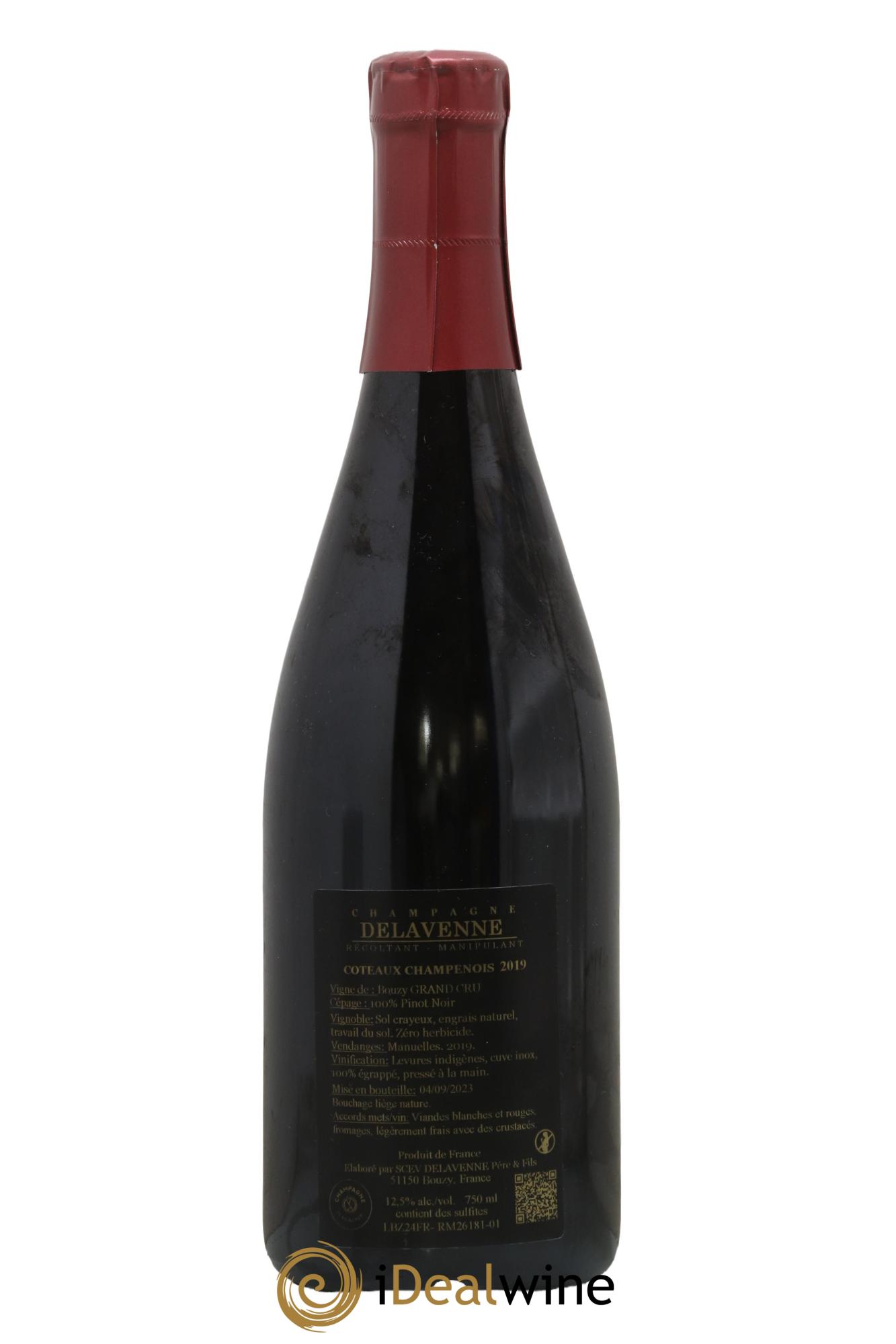 Coteaux Champenois Bouzy - Delavenne Père Et Fils 2019 - Posten von 1 Flasche - 1