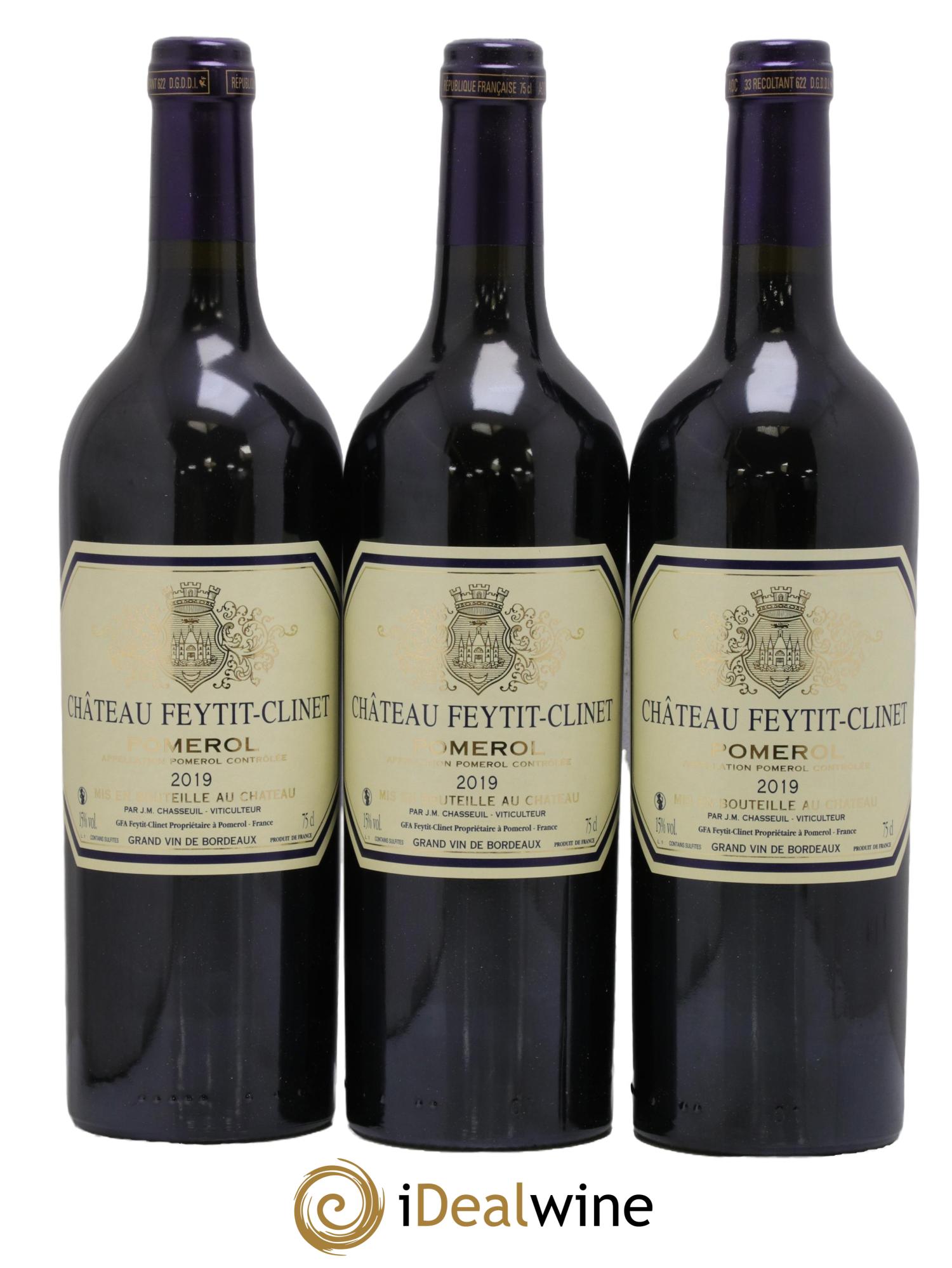 Château Feytit-Clinet 2019 - Posten von 3 Flaschen - 0