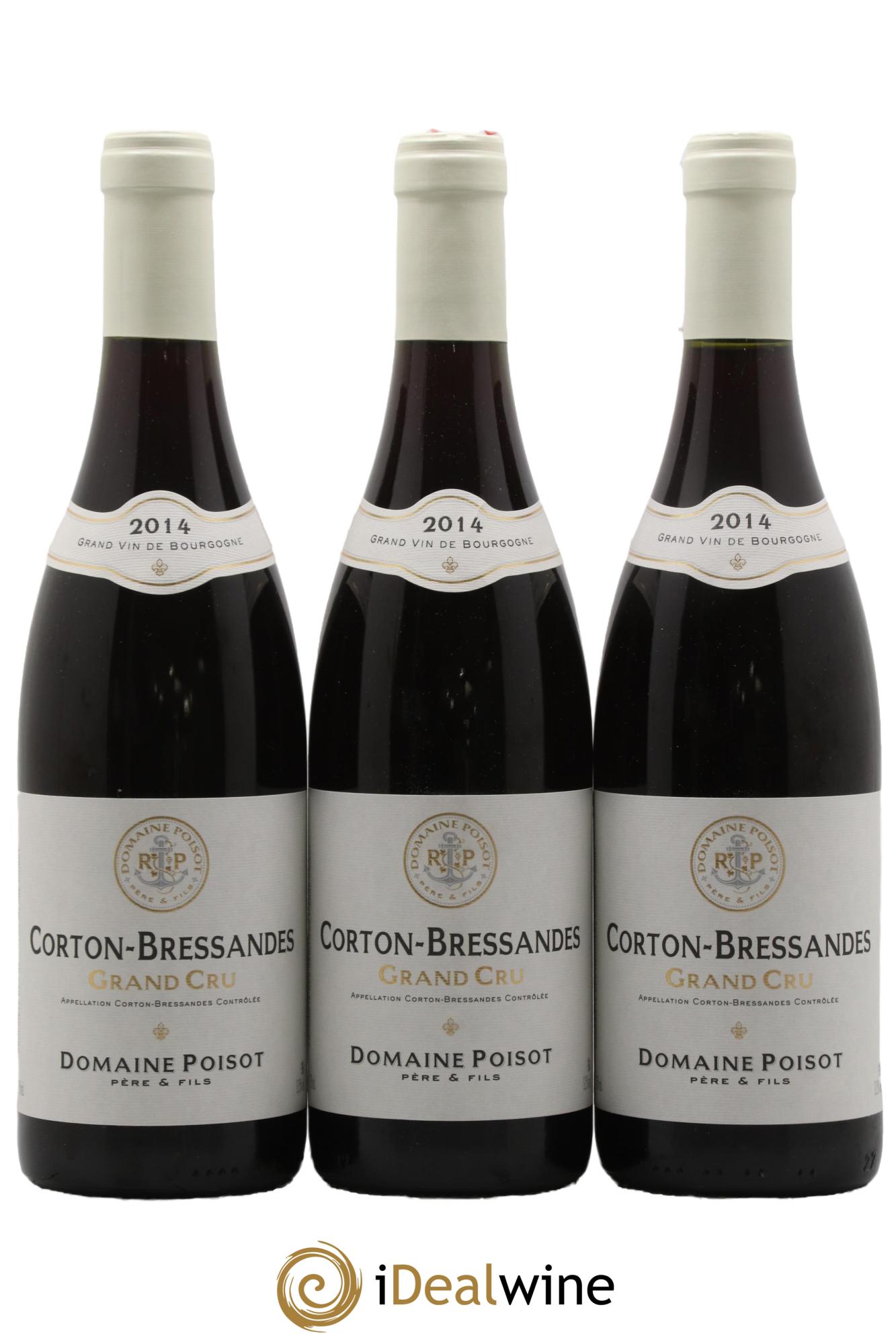 Corton Bressandes Grand Cru Poisot Père et Fils Bressandes Poisot Pere Et Fils 2014 - Posten von 3 Flaschen - 0