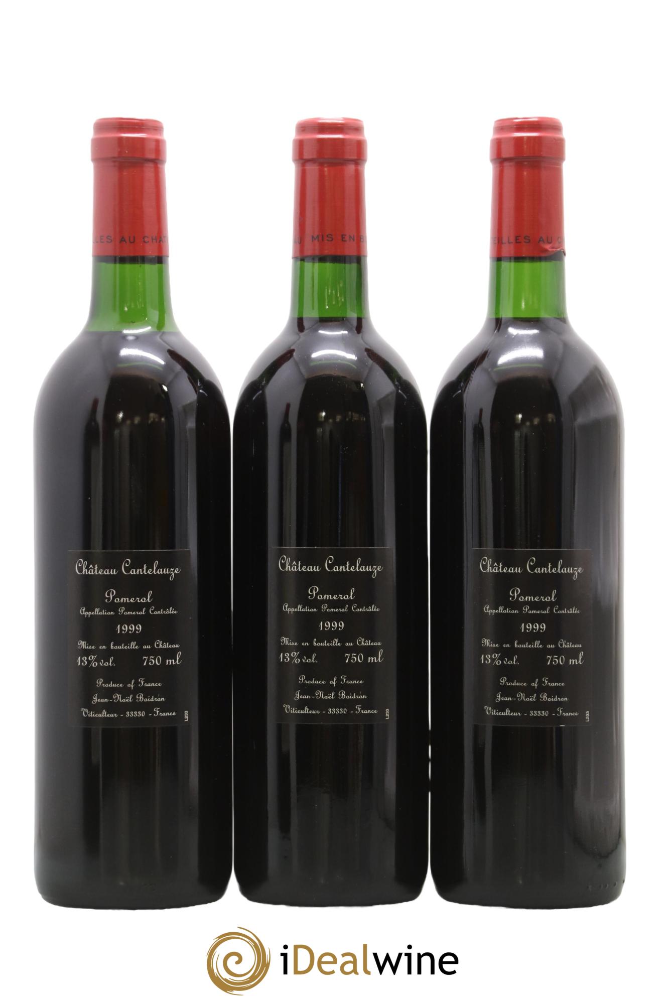 Château Cantelauze 1999 - Posten von 3 Flaschen - 1