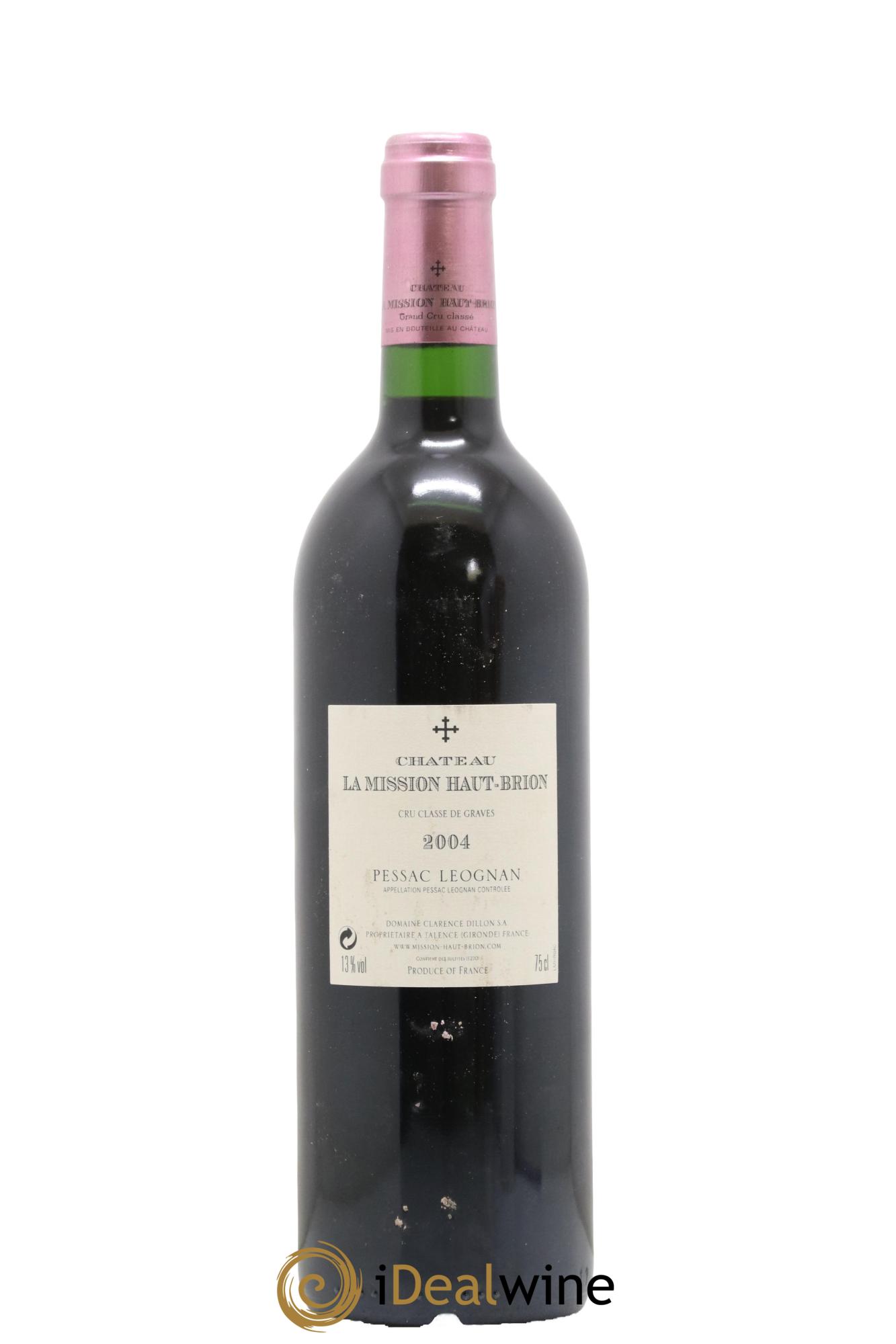 Château la Mission Haut-Brion Cru Classé de Graves 2004 - Lot of 1 bottle - 1