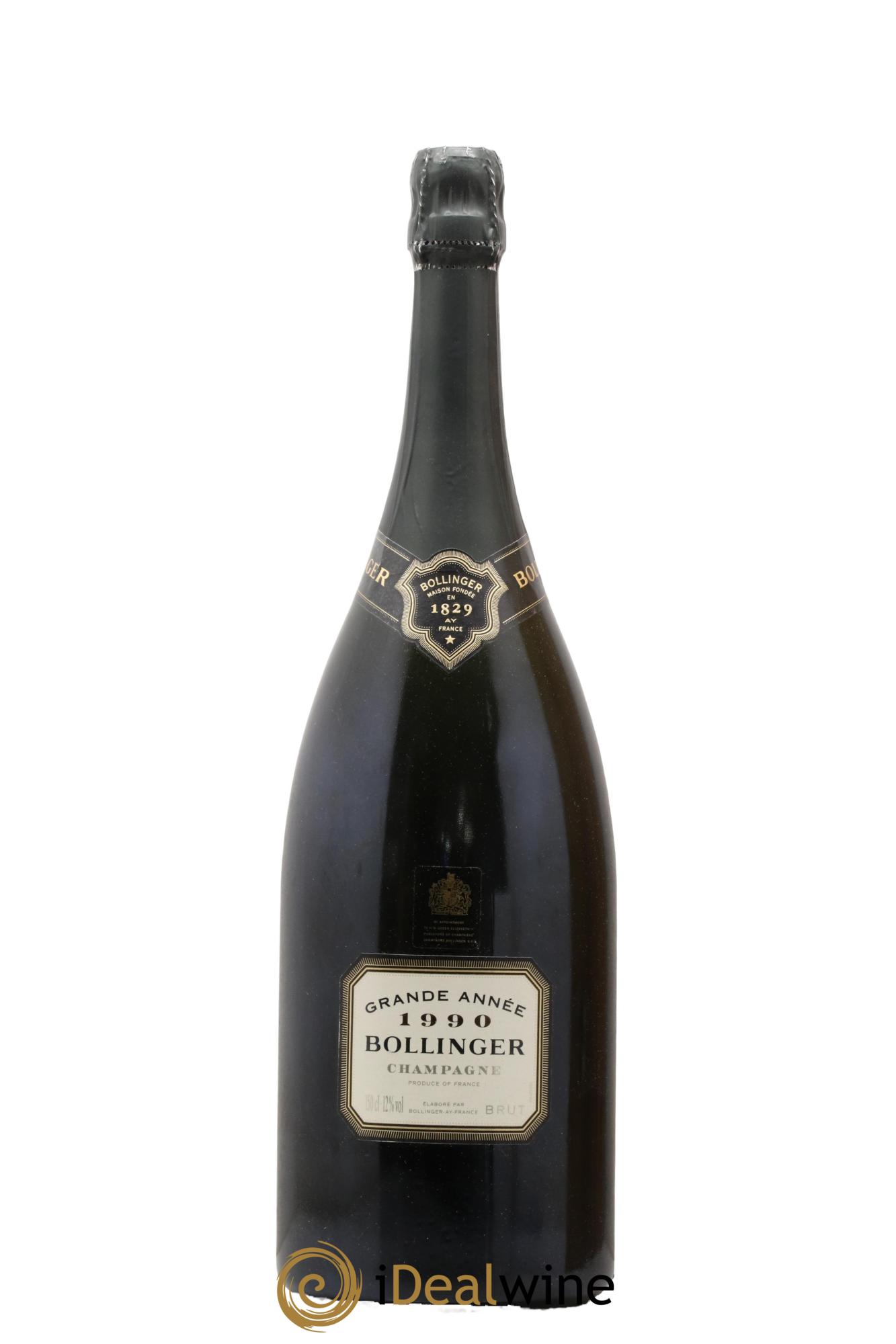 La Grande Année Brut Bollinger 1990 - Lot de 1 magnum - 1