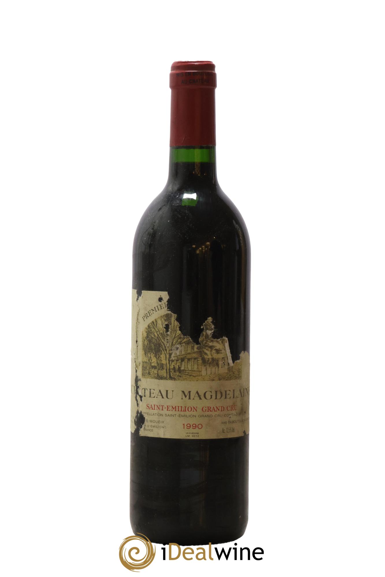 Château Magdelaine 1990 - Lot de 1 bouteille - 0